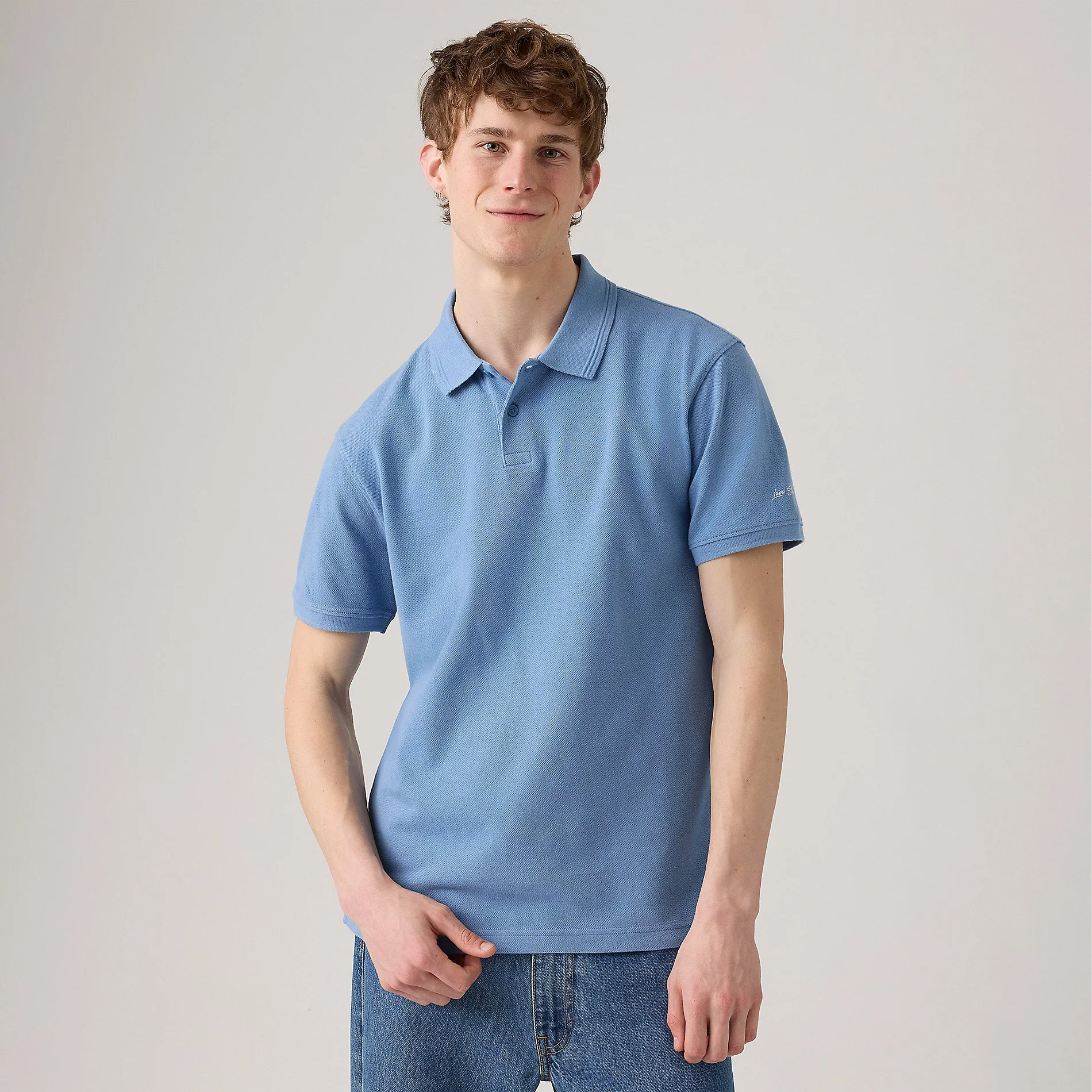 Levis-A7249-0032-Polo-Quiet-Harbour-CottonWool