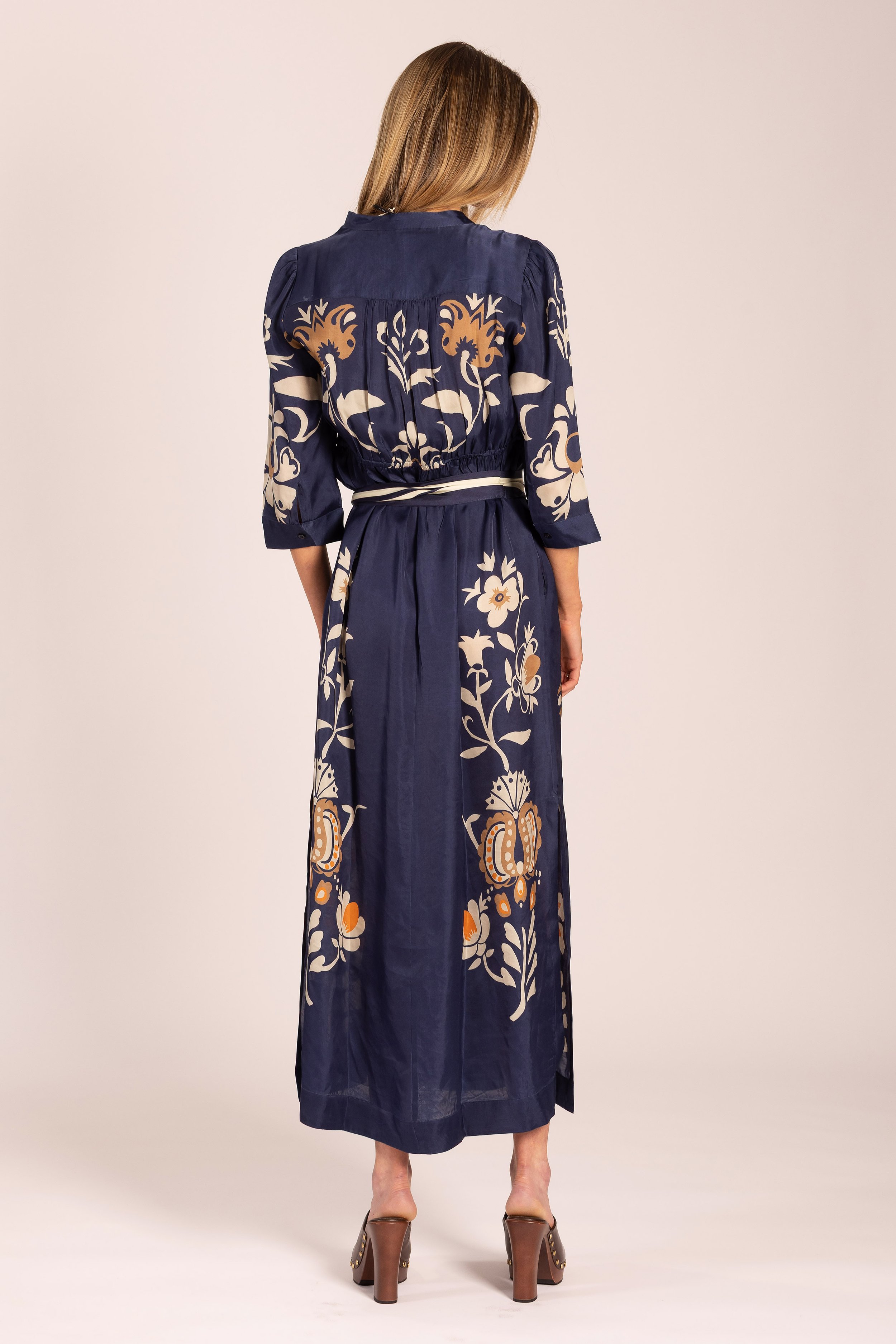 Lola-Australia-Mary-Silky-Maxi-Dress-Francine-Navy-CottonWool-