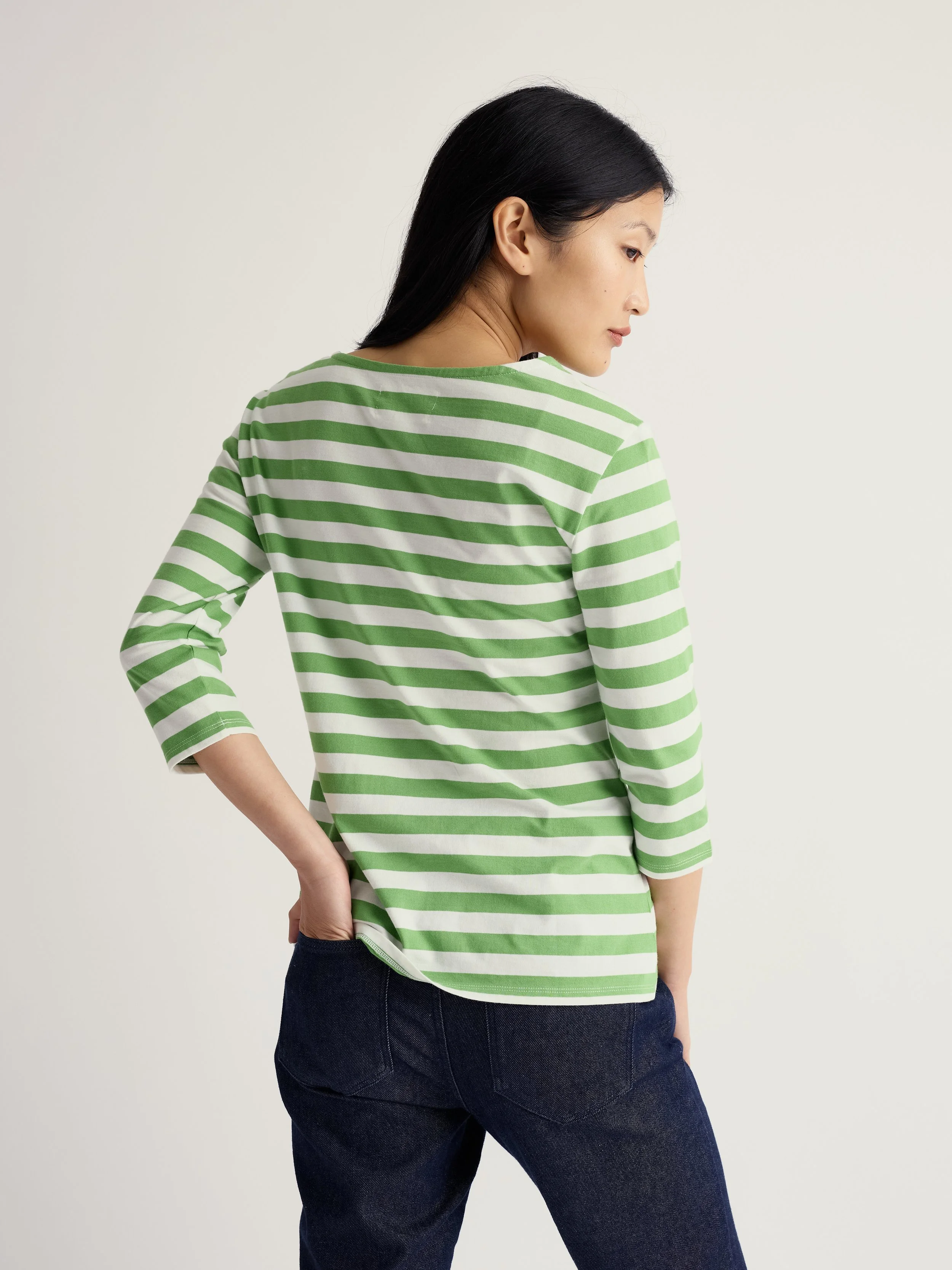 Seasalt-Sailor Top - Scallion Clover Leaf - CottonWool (3).jpg