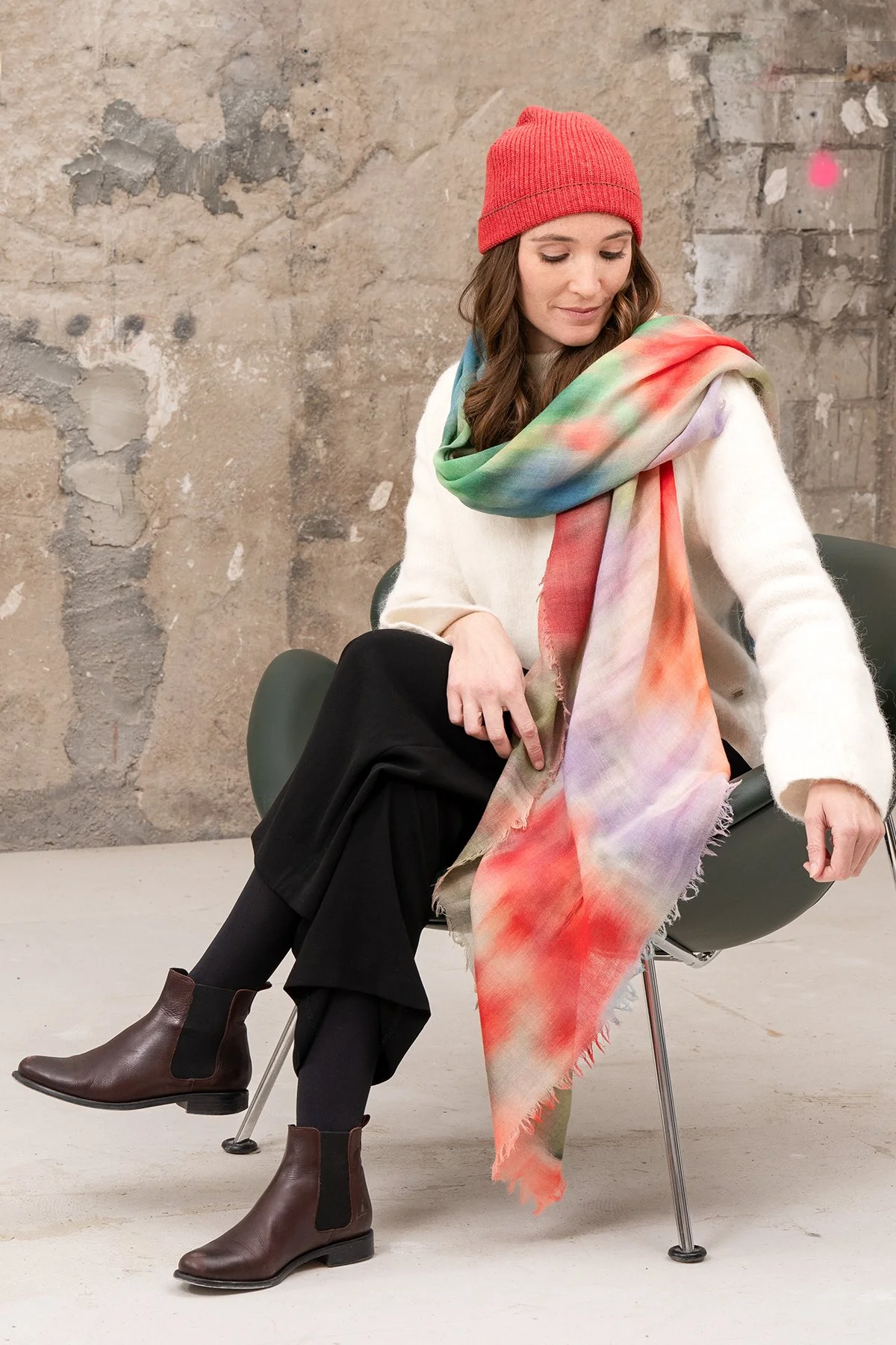 Yoko Fashion Ayaka Merino Wool Scarf