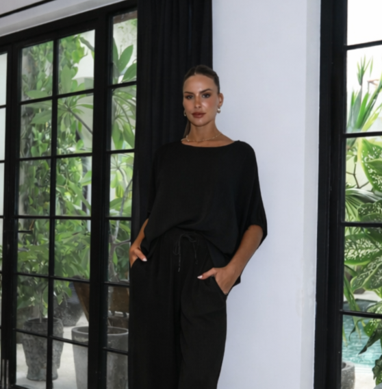 Carbon Lucie Ramie Slouch Top - 3 Colours