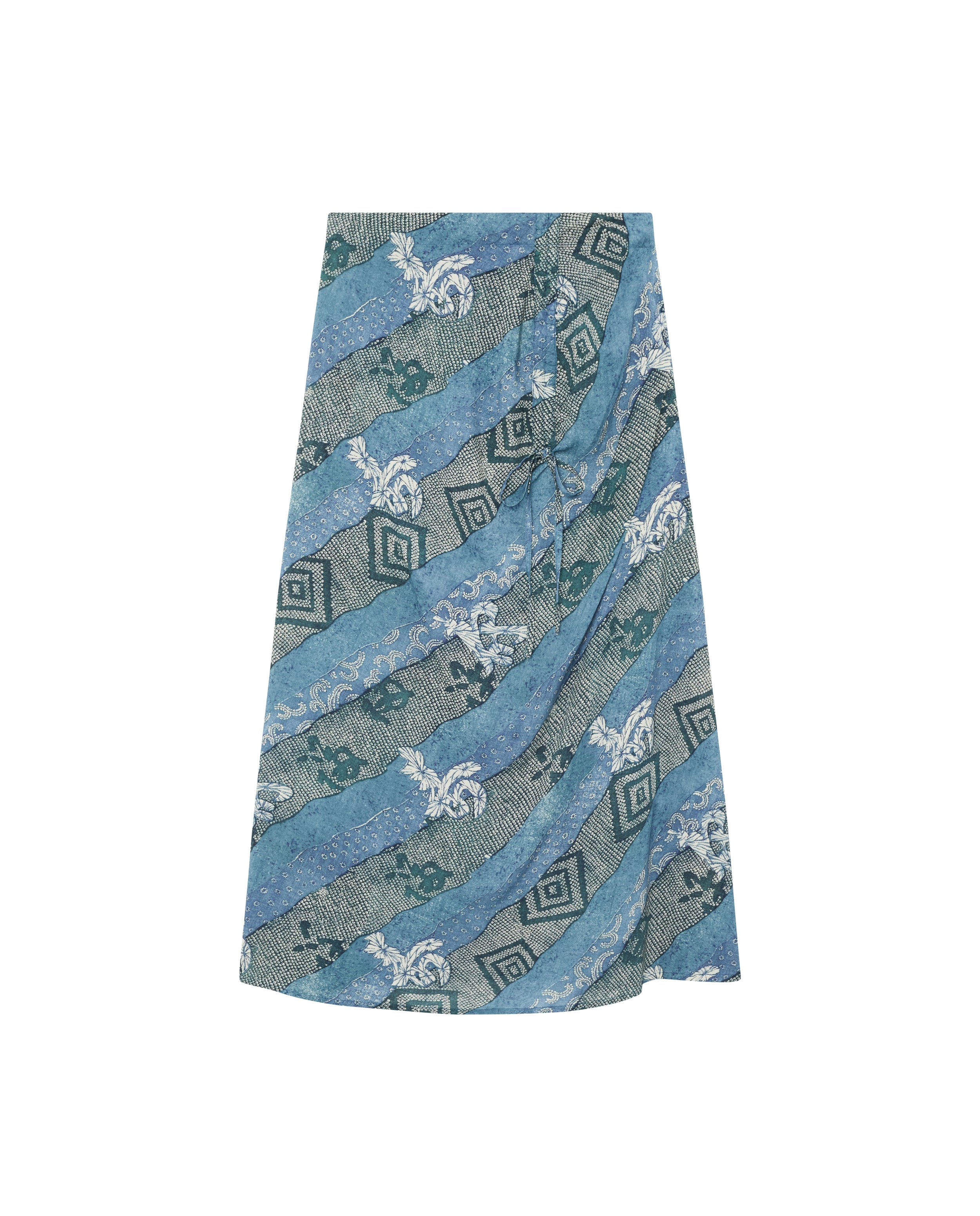 Maison-Hotel-Nara-Skirt-Indigo-Bloom-CottonWool