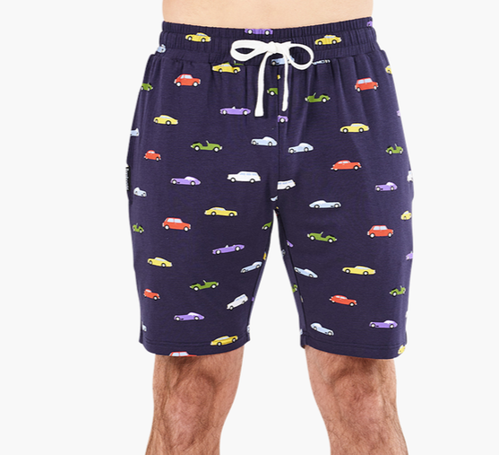 Bamboozld Men's Vintage Car Sleep Shorts