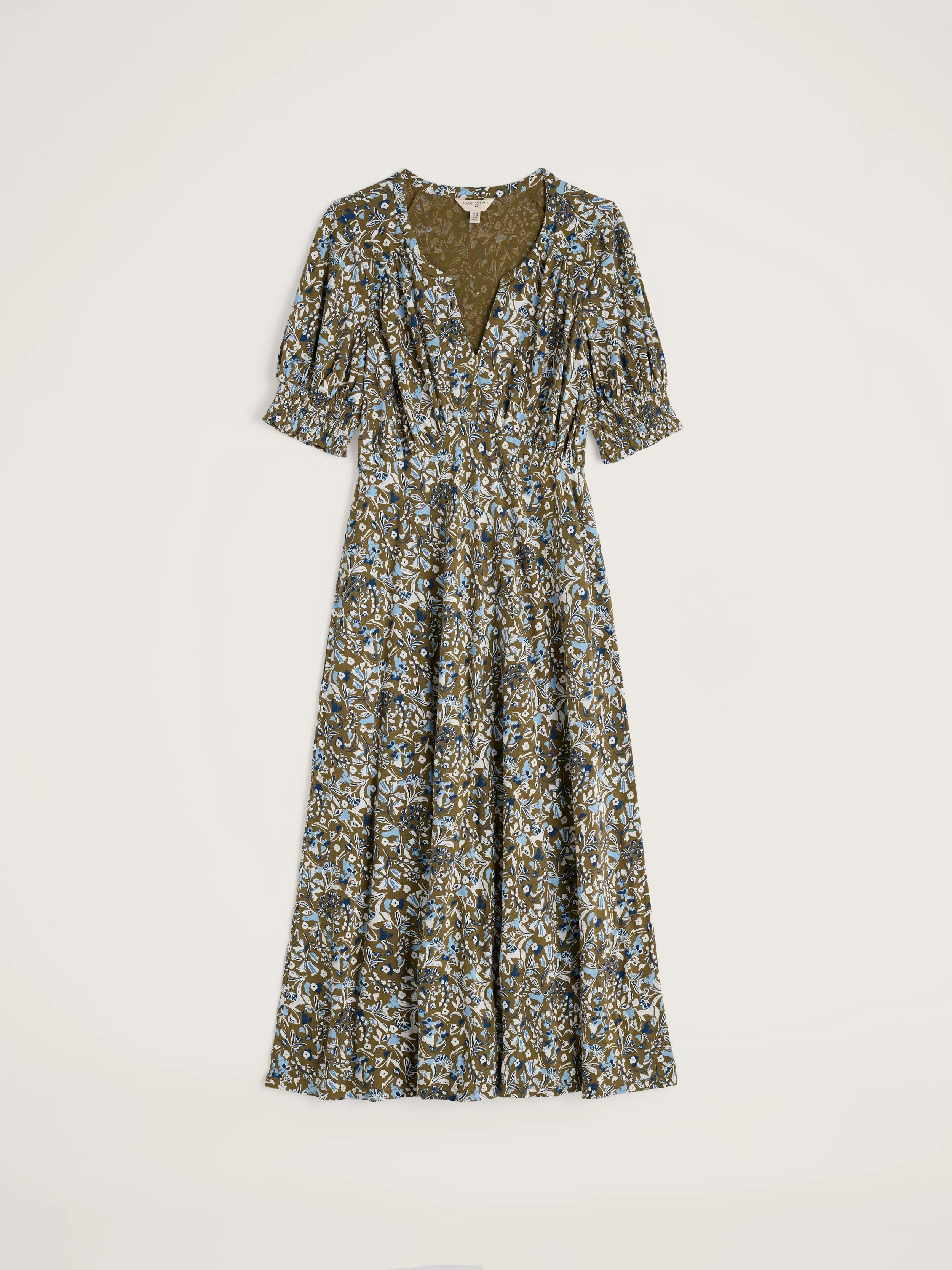 Seasalt-Fenil Dress - Woodland Floral Seagrass - CottonWool (4).jpg