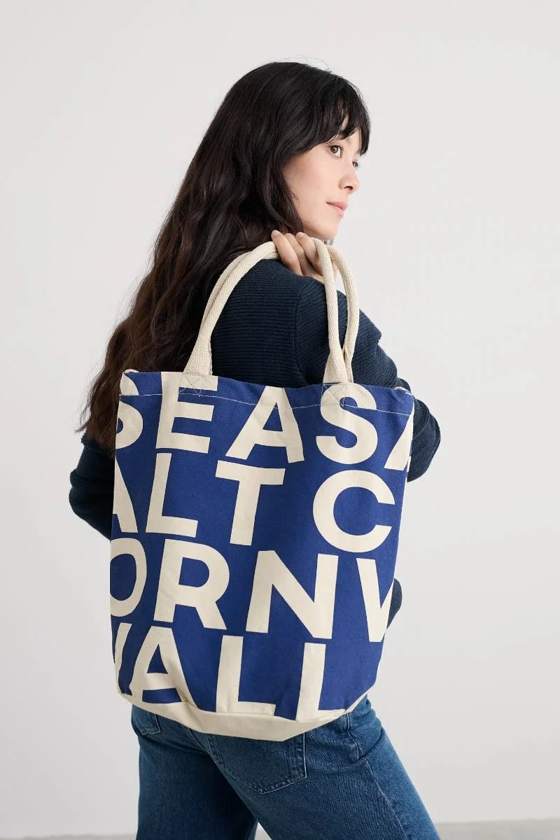 Seasalt Canvas Tote Bag Letters