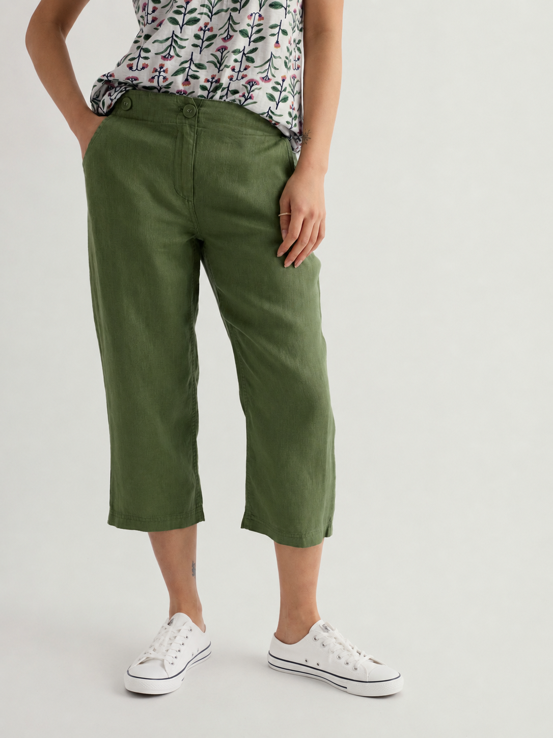 Seasalt Cornwall Brawn Point Linen Crops Dried Basil
