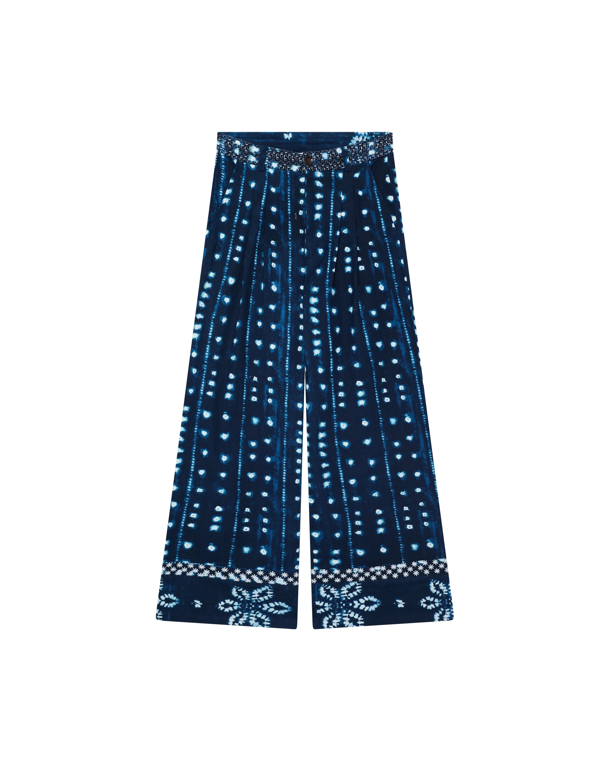 MAISON HOTEL - Mizu-Pants-Shibori-Dreams-CottonWool