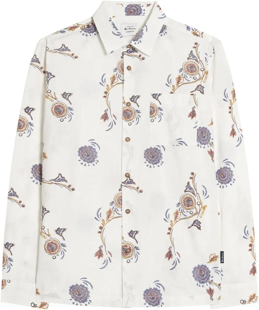 Ben-Sherman-Floral-Craft-Print-Shirt-CottonWool (3).webp