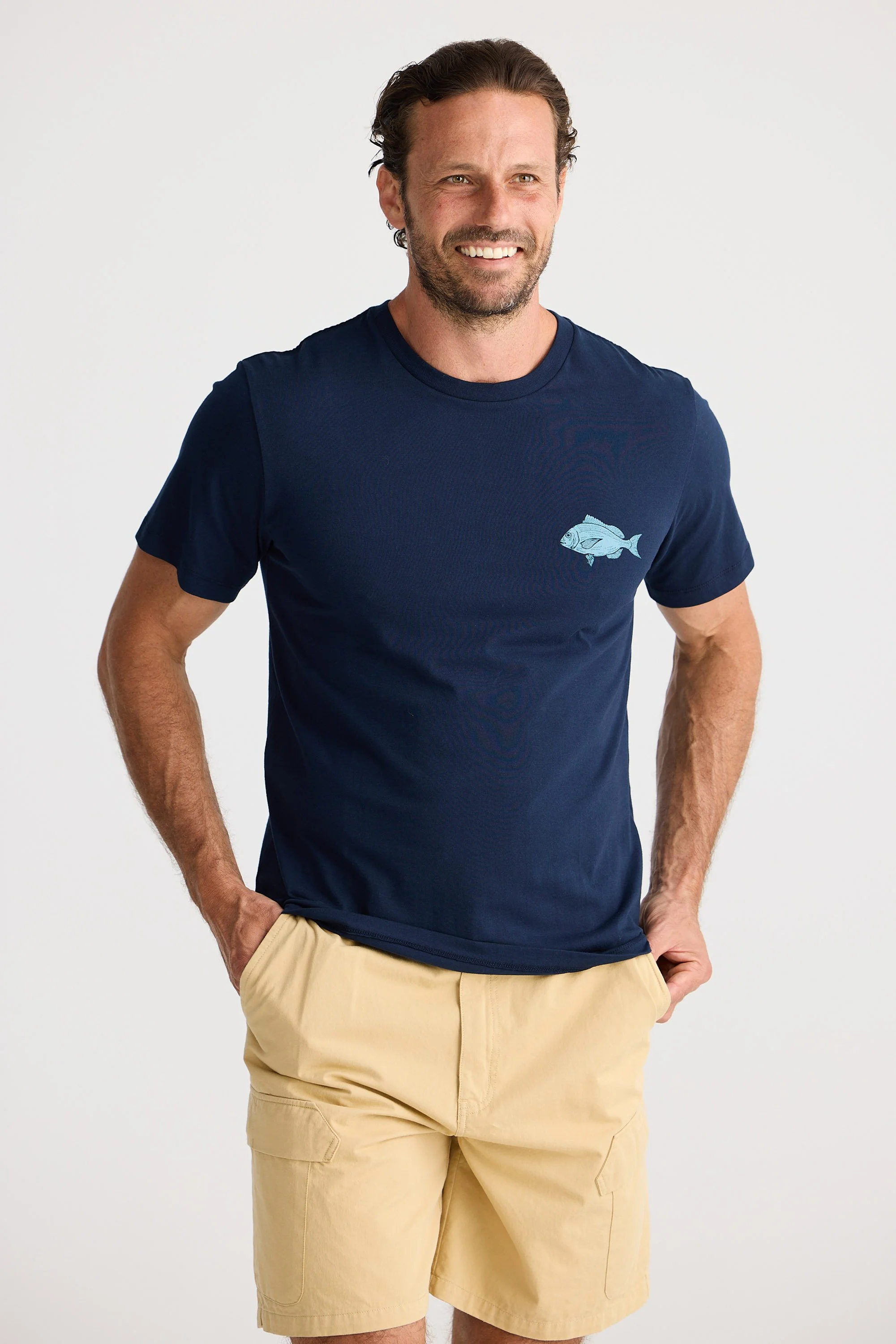 Fossick-Catch-You-Later-Tee-Navy-CottonWool