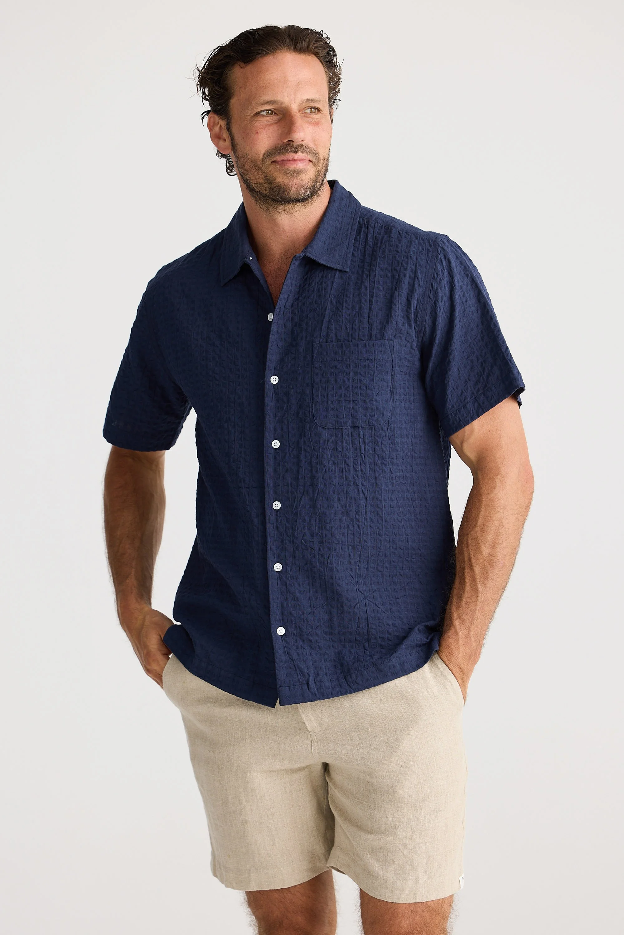 Fossick-Stanford-Shirt-Navy-CottonWool