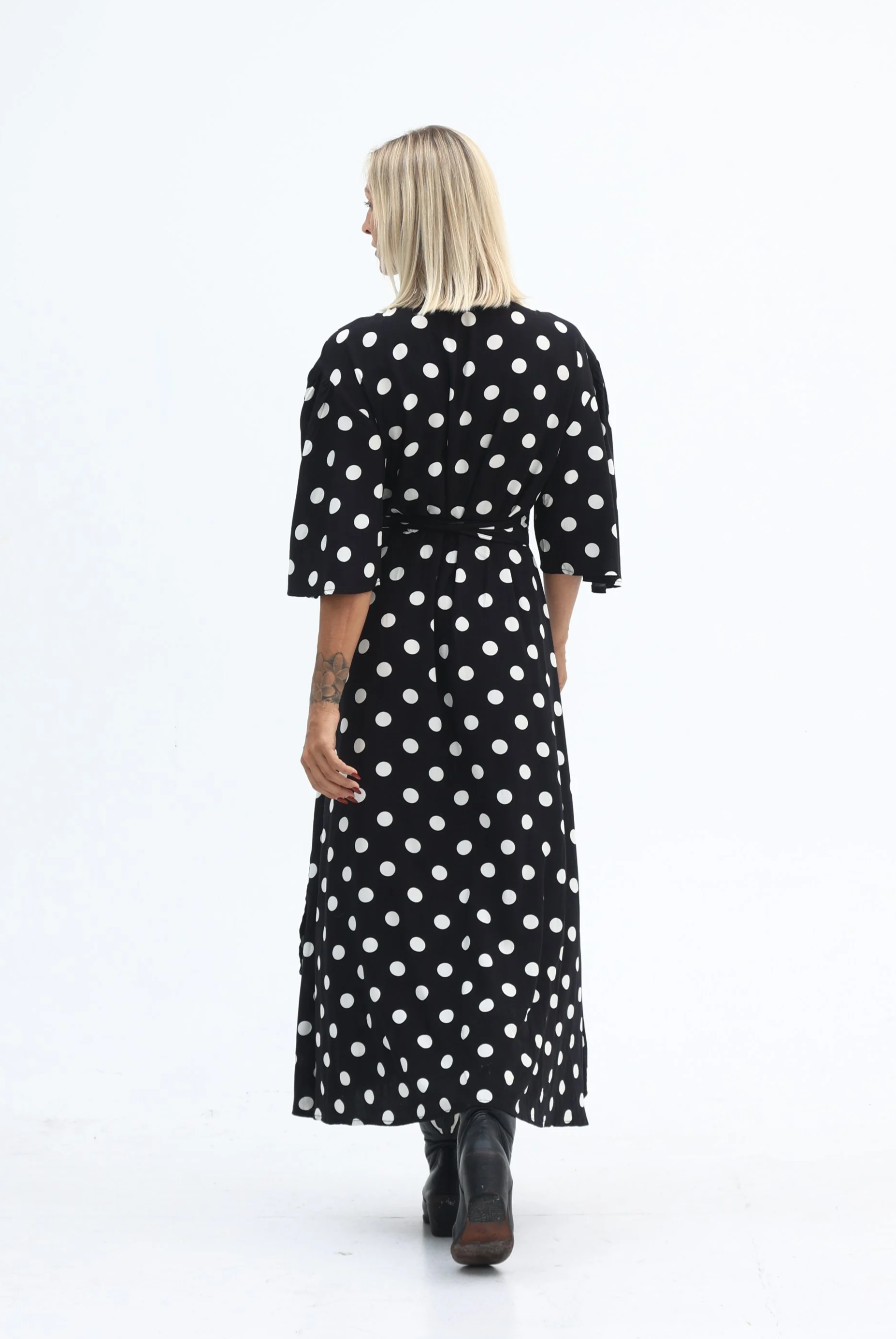 Carbon-C1084-Milo-Spot-Dress-CottonWool
