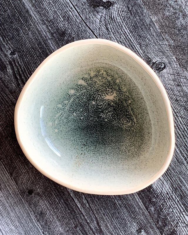spring keeps teasing me... so let&rsquo;s have salad bowls 🥗 .
.
.
.
.
#ceramics #pottery #handmade #green #design  #madeinbrooklyn #newyork #ceramicist #functional #tableware #madeofclay #keramics #wabisabi #settingthetable #handcraft #inmystudioto