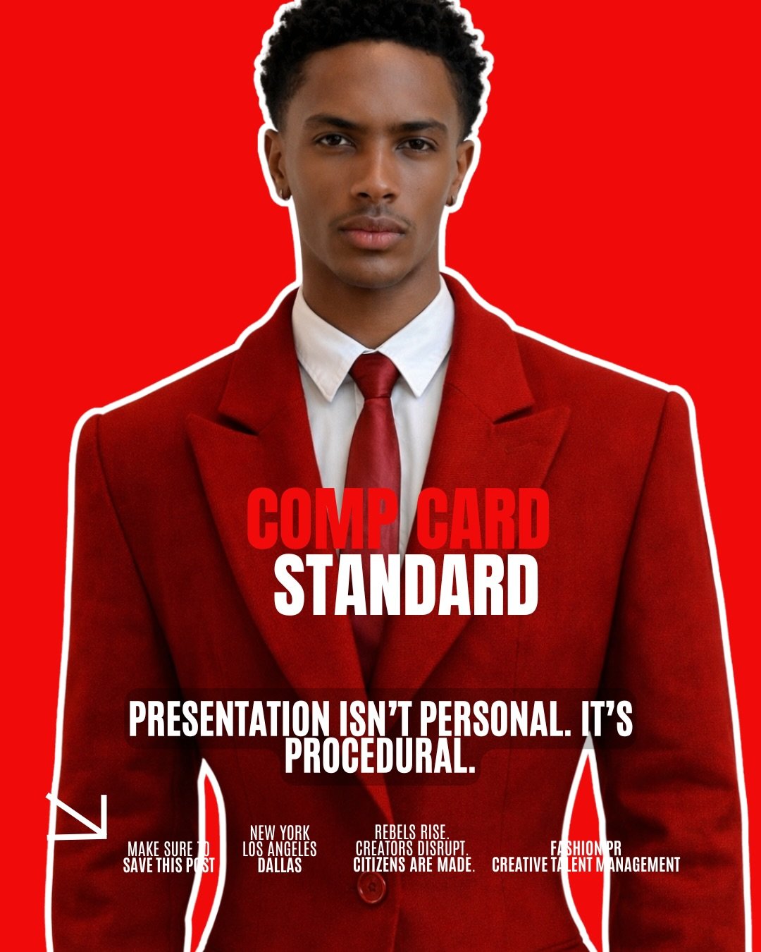 THE STANDARD COMP CARD SIZE ⚡

5&rdquo; x 8&rdquo; (inches)
This is the global industry standard used by modeling agencies in:
New York &bull; Los Angeles &bull; Paris &bull; Milan &bull; London

If you&rsquo;re printing comp cards, this is the size 