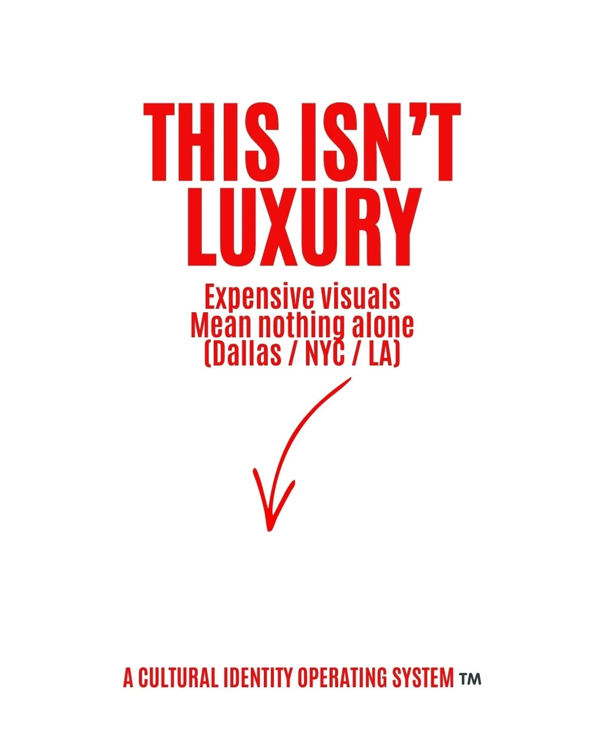 Luxury isn&rsquo;t what it looks like, it&rsquo;s what people understand.

You&rsquo;re not attracting high-ticket clients because your message isn&rsquo;t clear. In Dallas, New York, and Los Angeles, buyers don&rsquo;t pay for visuals, they pay for 