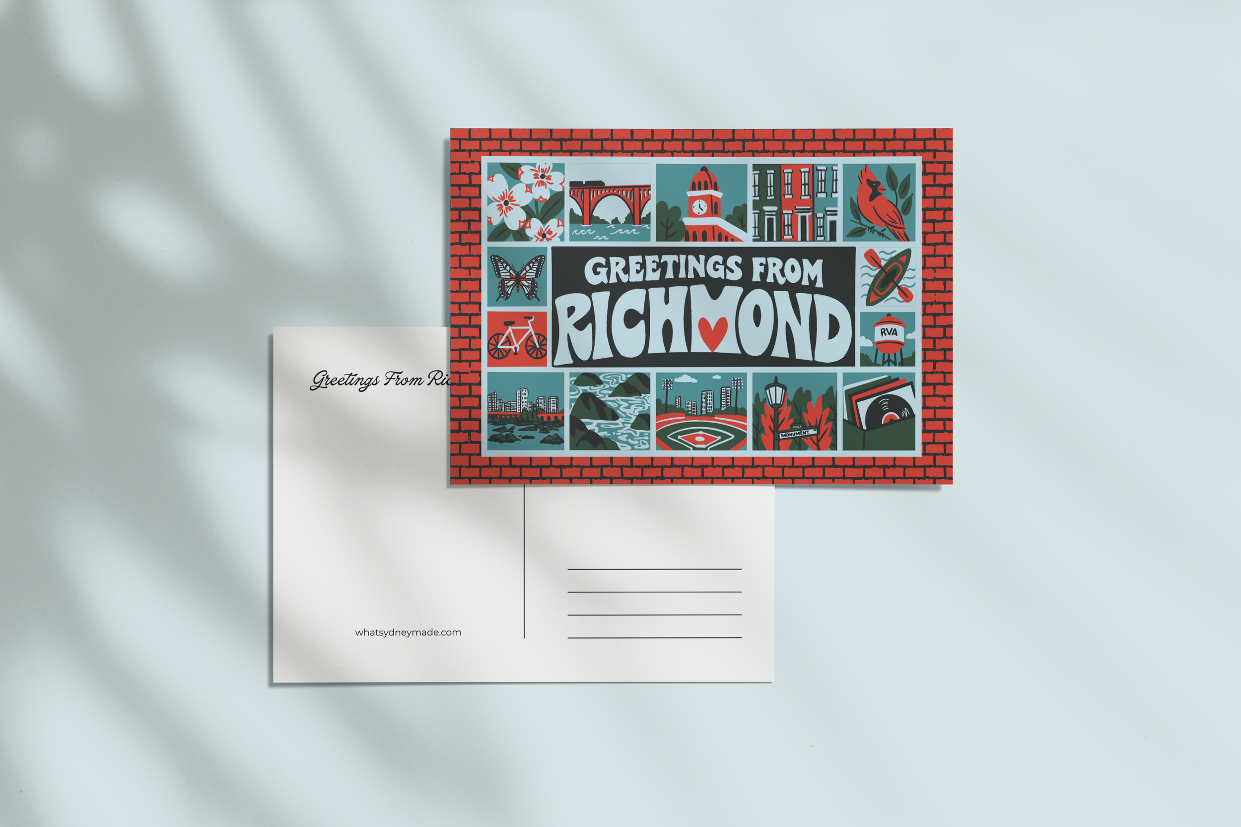 Greetings From Richmond Postcard