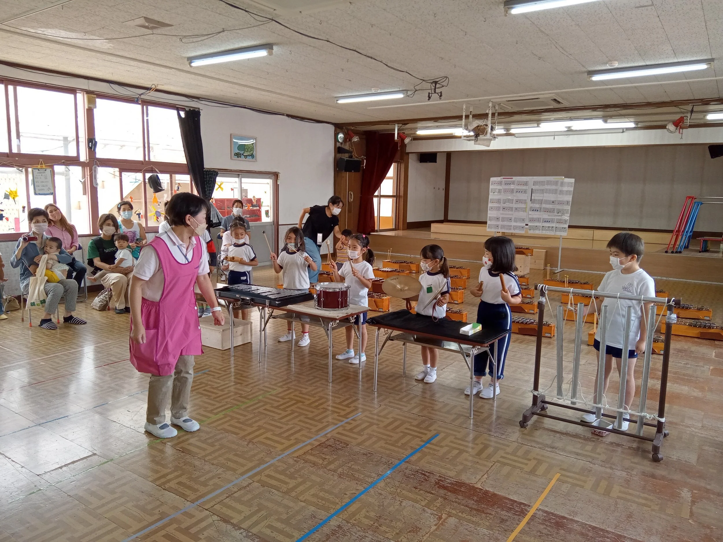 7/8　年長音楽参観