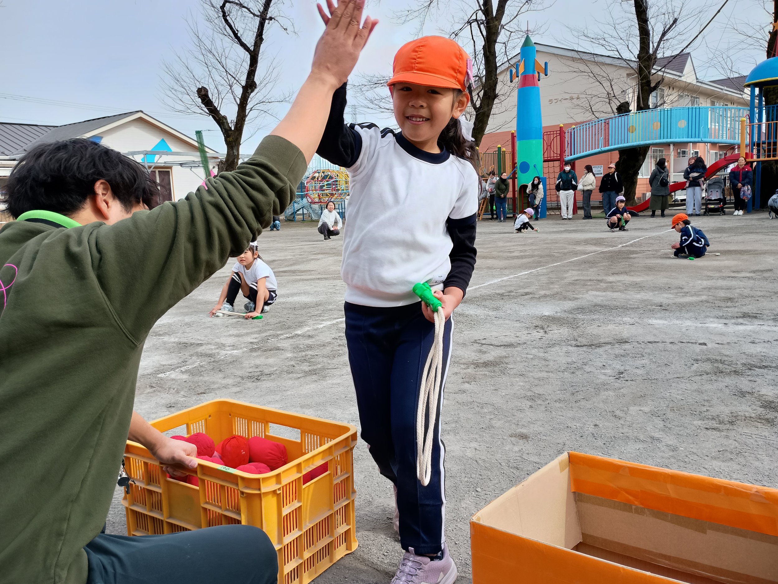 2/20リレー大会(中少)・縄跳び大会(長)