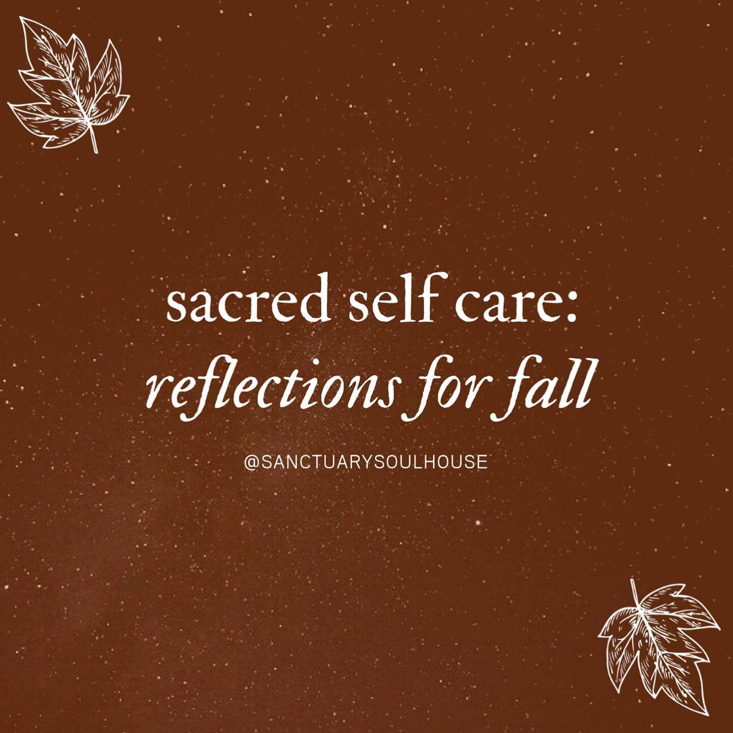 happy beginning of fall! the autumn equinox was this week and as we shift into this new season of harvest, I hope you use these self reflection questions to take time on the past one. reflect on your lessons, learnings, and where you&rsquo;ve grown i