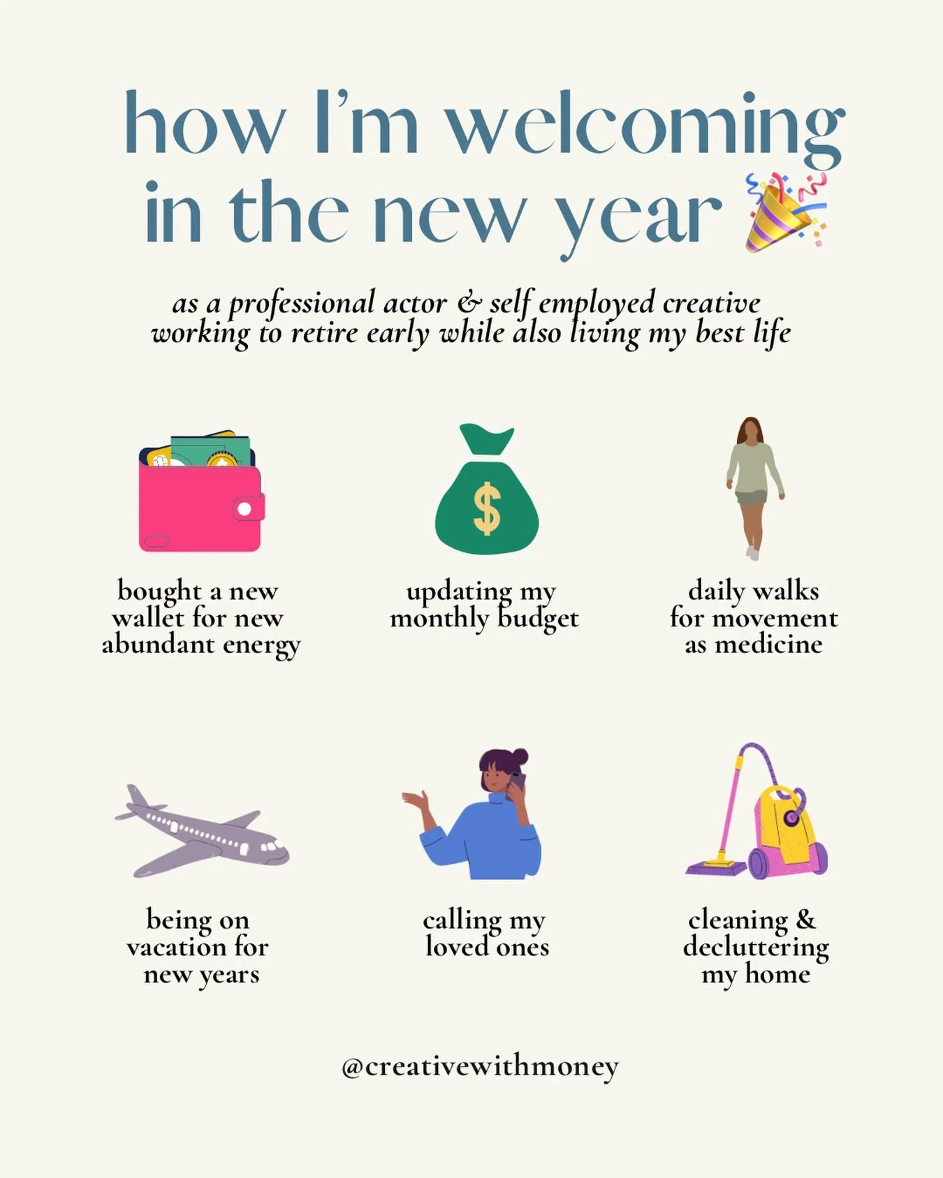 Here&rsquo;s how I&rsquo;m financially &amp; mentally making space for 2026!!! ✨ More thoughts are shared in the comments!

If you&rsquo;re looking for a budget tracker next year to stay financially fit, comment &ldquo;BUDGET&rdquo; and I&rsquo;ll se