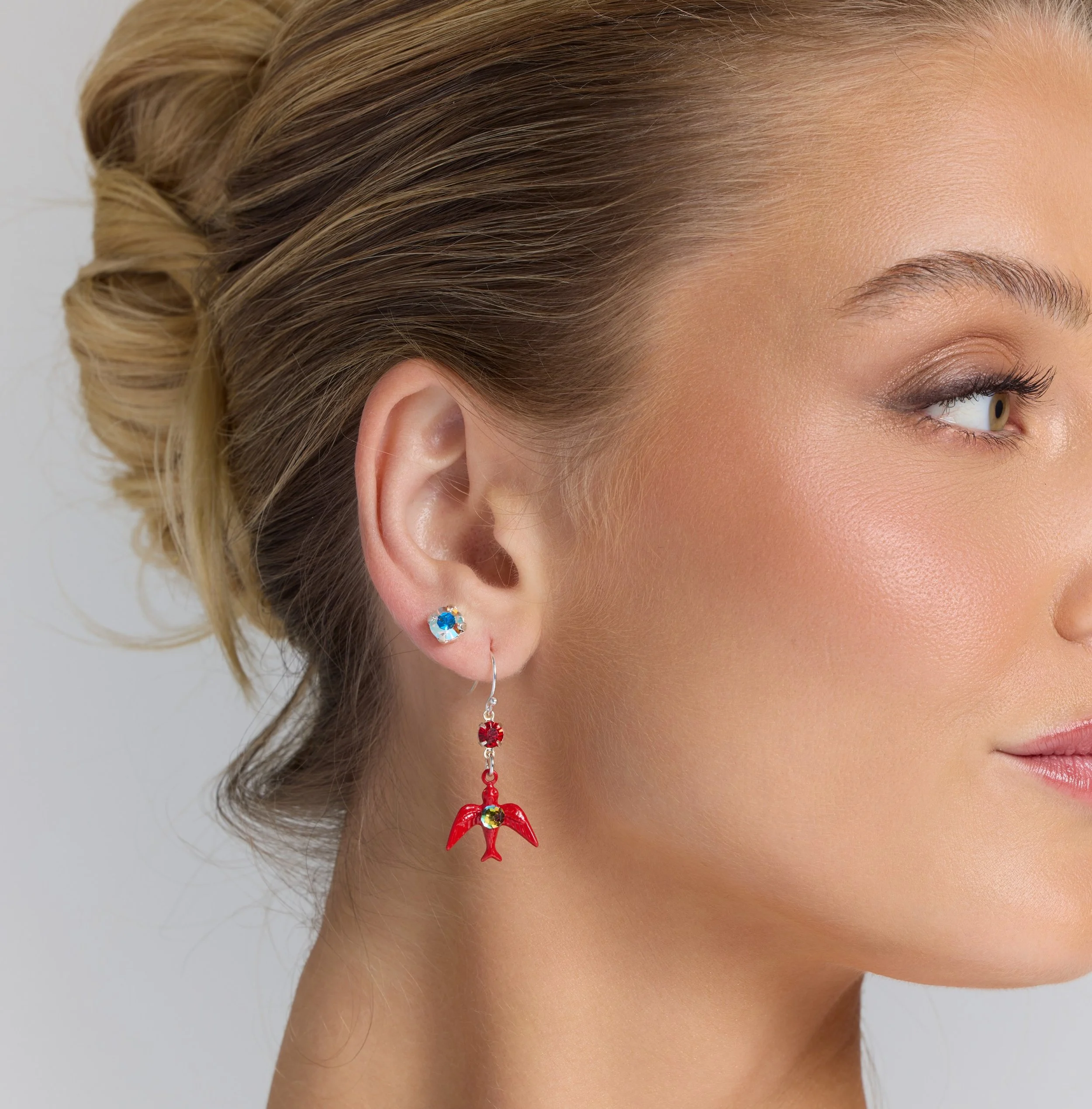 Clear/AB Crystal Stud Earrings