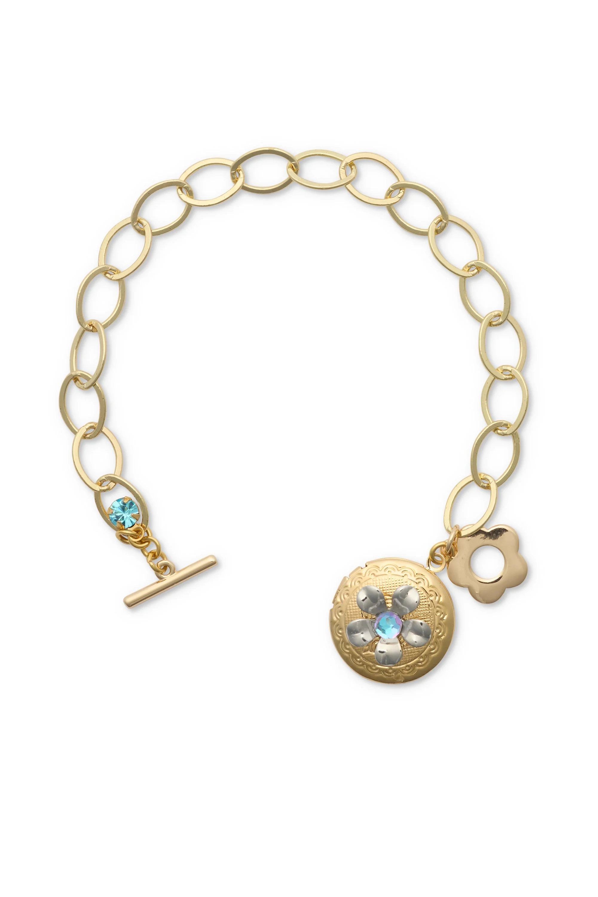 Flower Locket Bracelet, gold.jpg