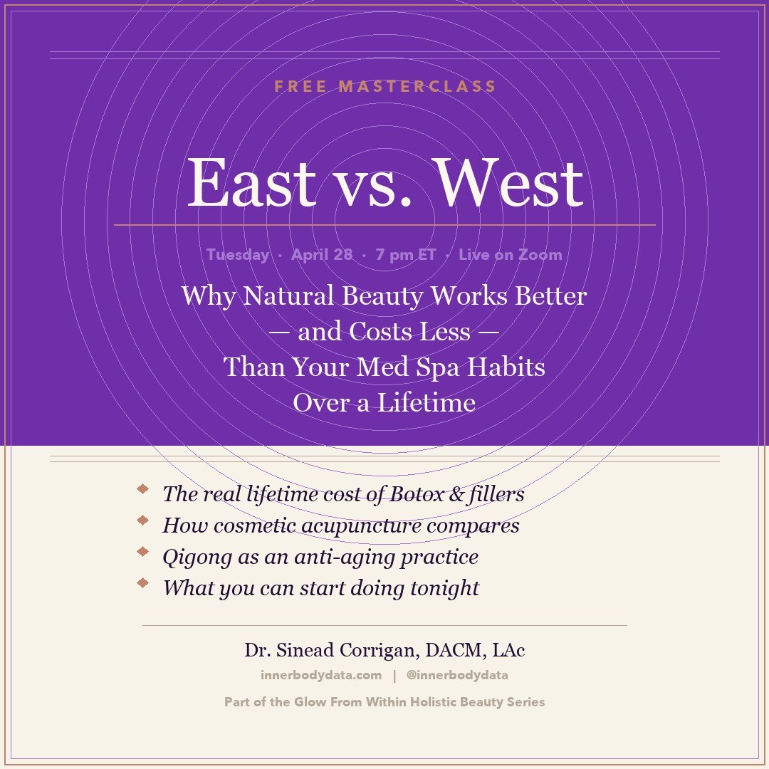 East vs West Free Masterclass — Understanding Natural Beauty vs Med Spa treatments with Dr. Sinéad Corrigan
