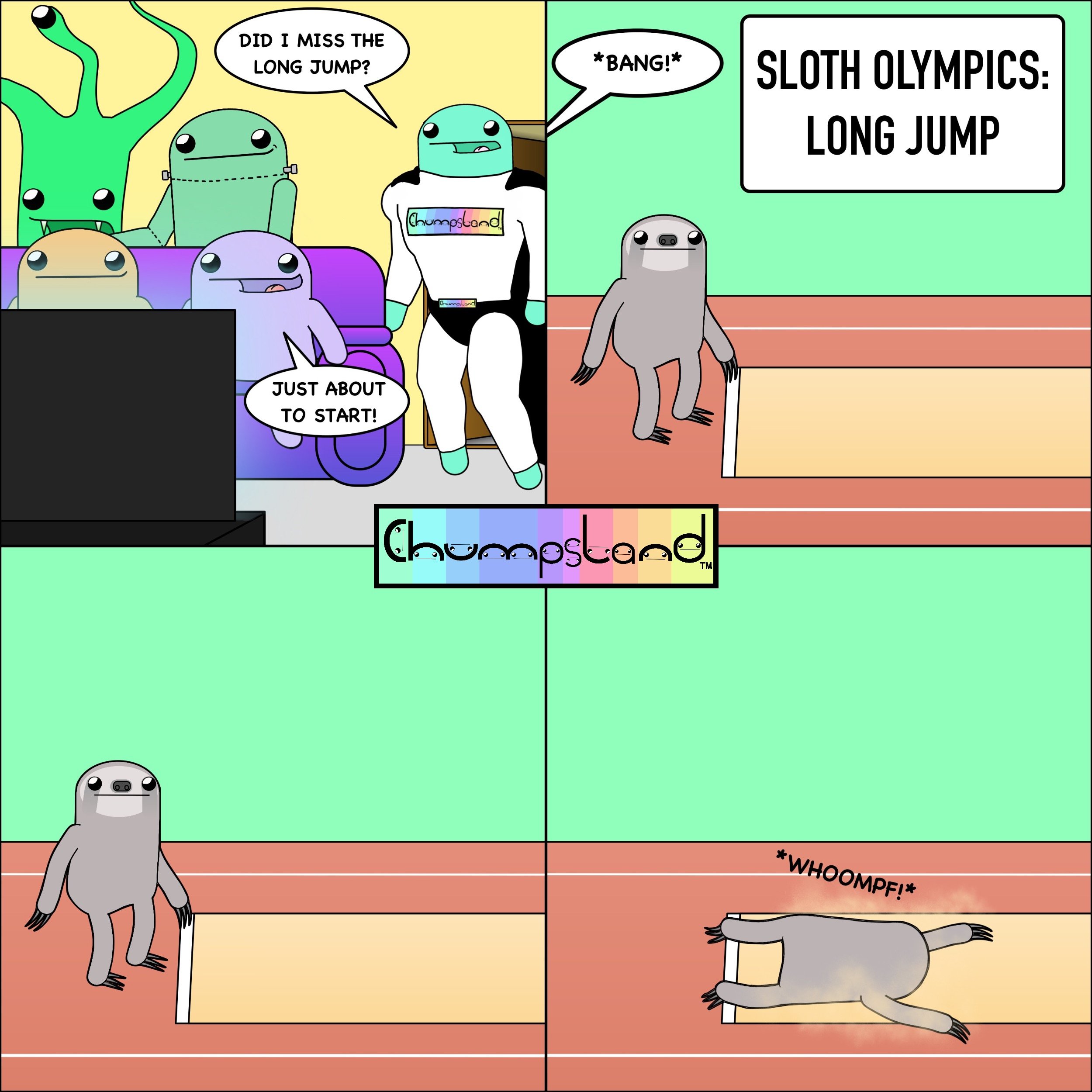 Sloth Olympics: Long Jump