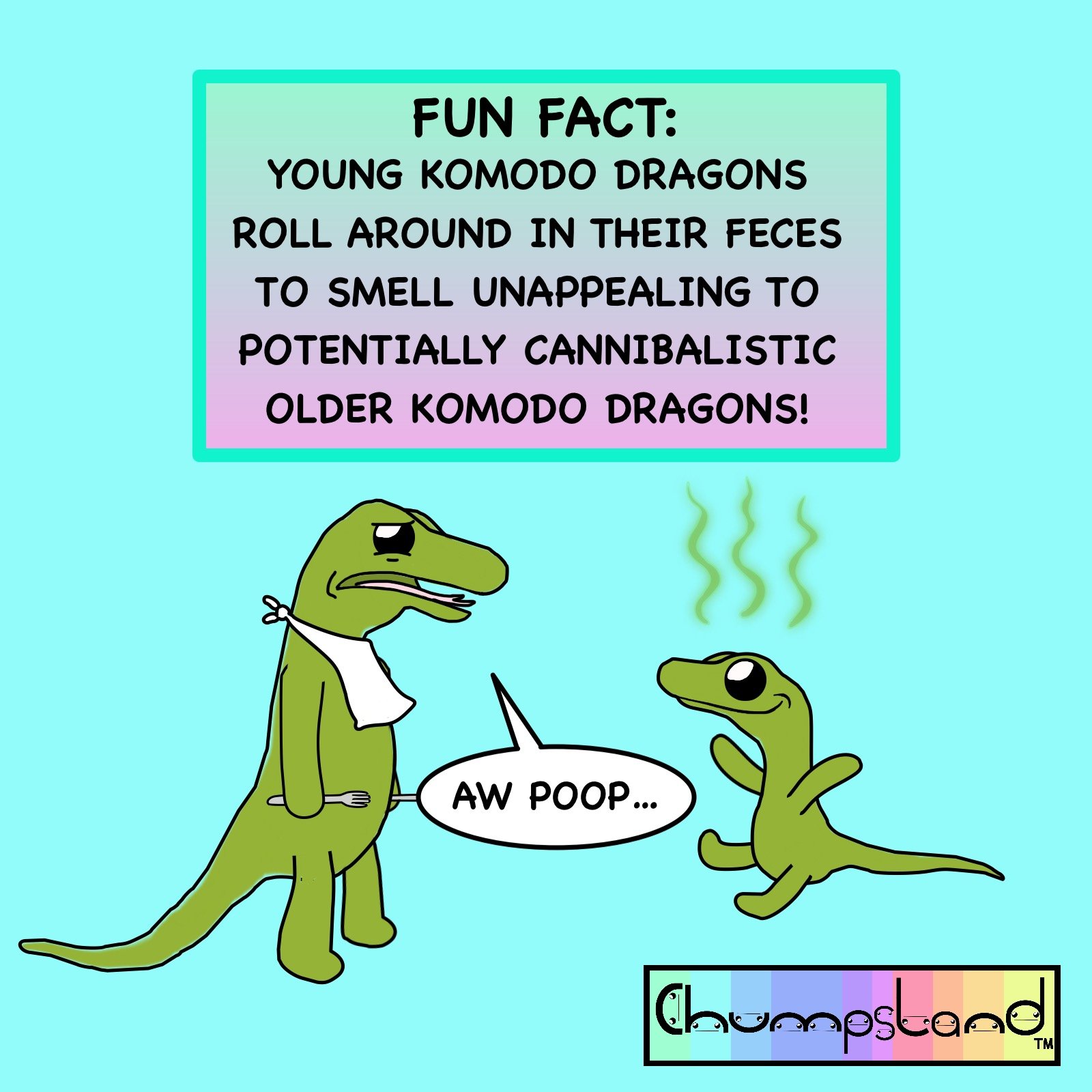 Fun Fact About Komodo Dragons