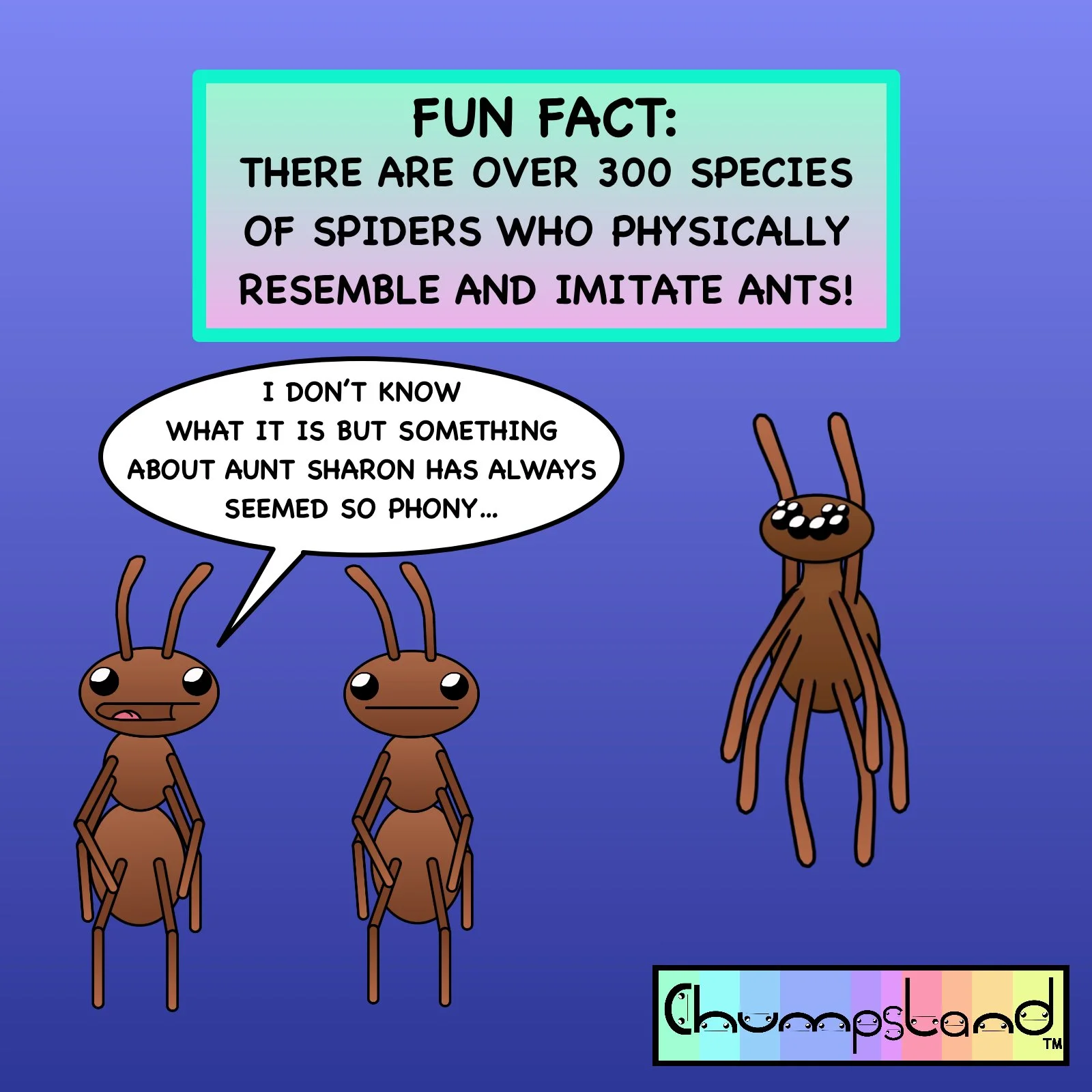 Fun Fact About Ant-Mimic Spiders