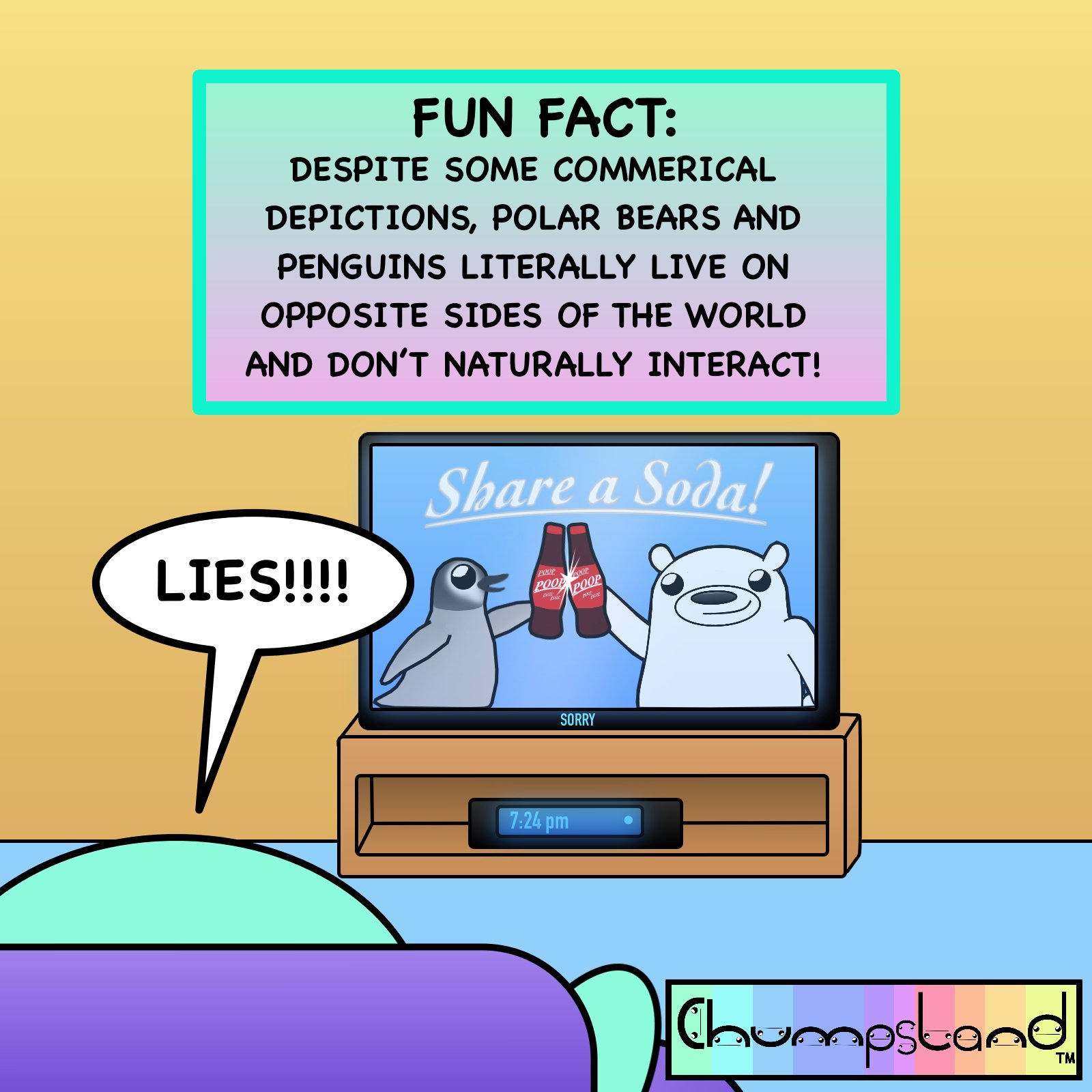 Fun Fact About Penguins and Polar Bears 