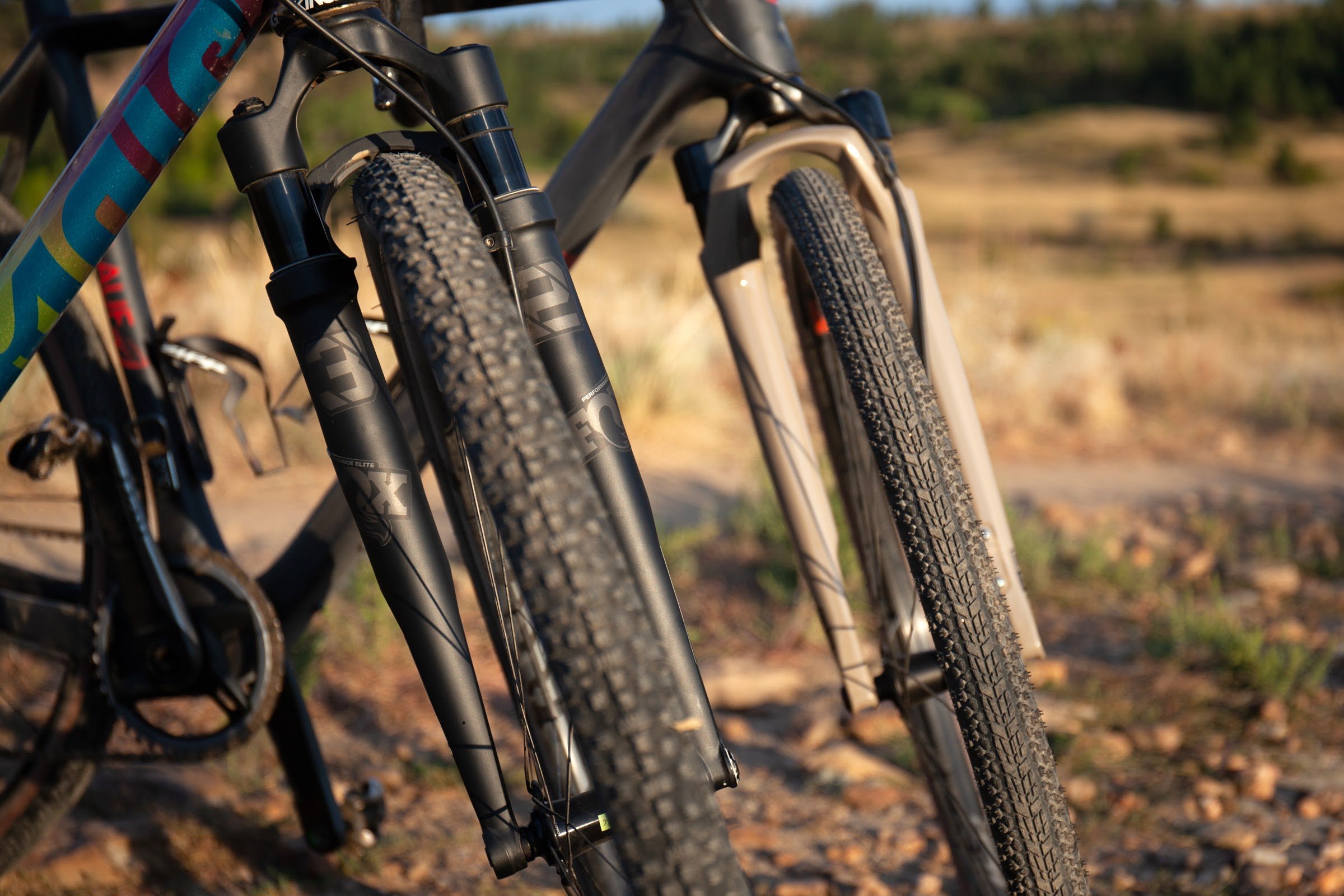 Gravel suspension fork face-off: The new Fox 32 TC vs the RockShox Rudy XPLR
