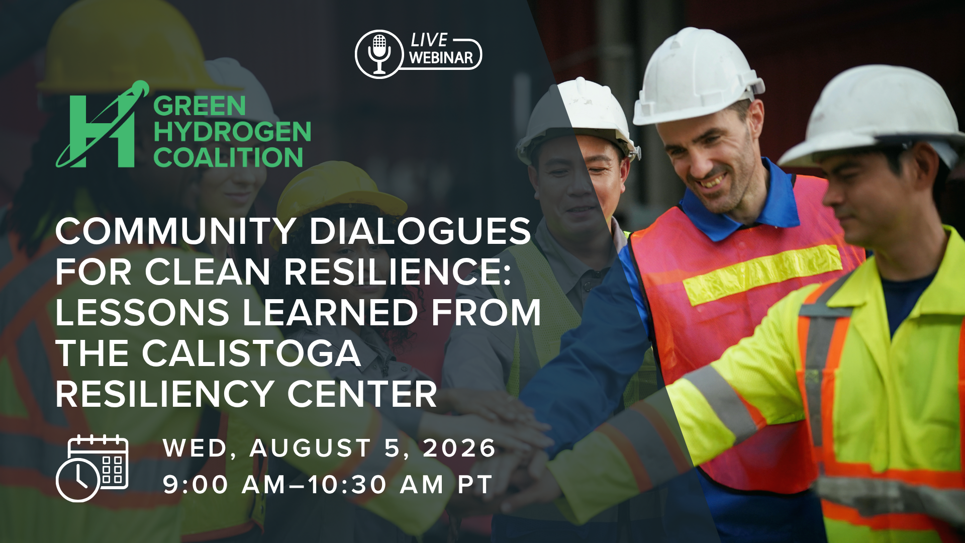 Webinar | Community Dialogues for Clean Resilience: Lessons Learned from the Calistoga Resiliency Center