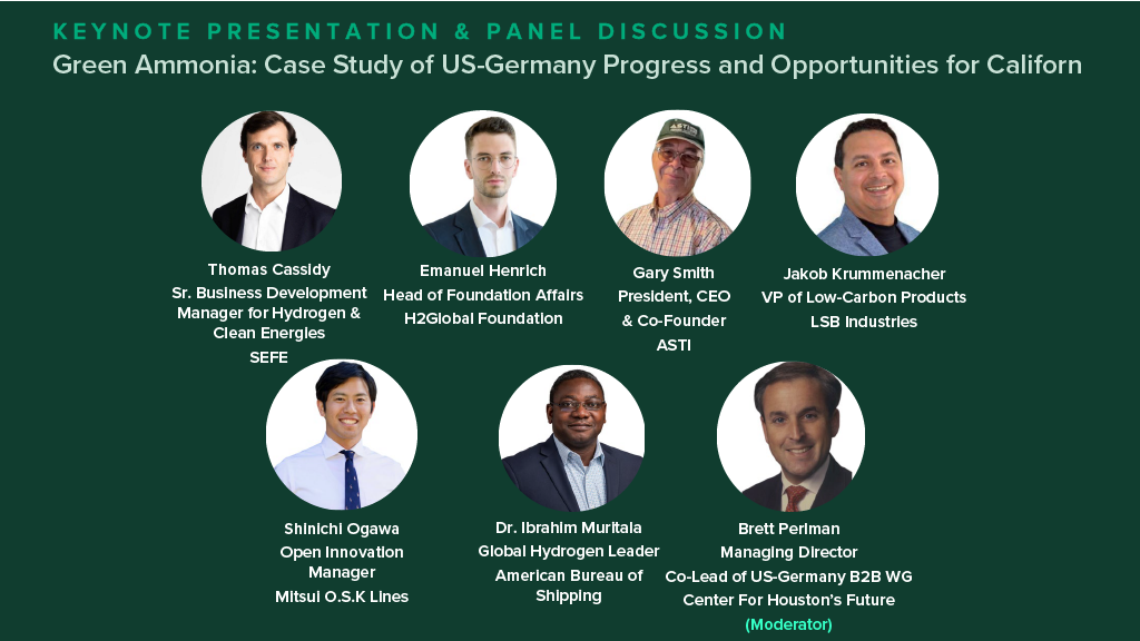 Green Ammonia – Case Study of US Germany Progress and Opportunities for California