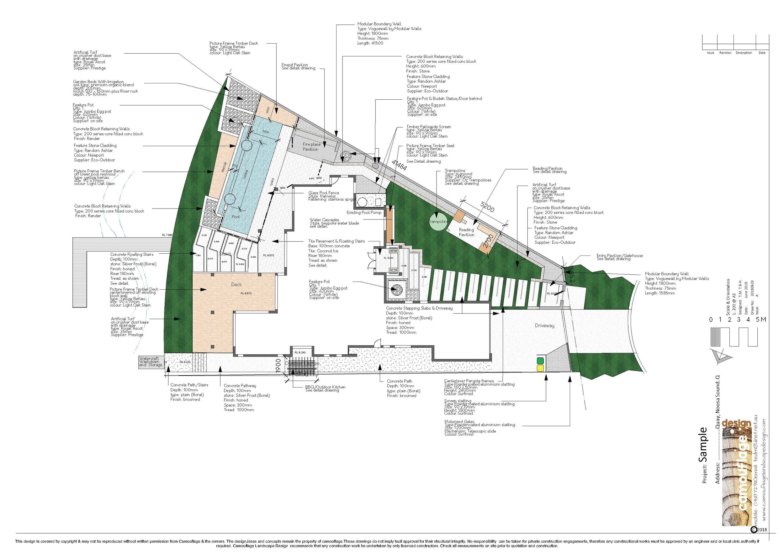 Sample Hard Landscape Design
