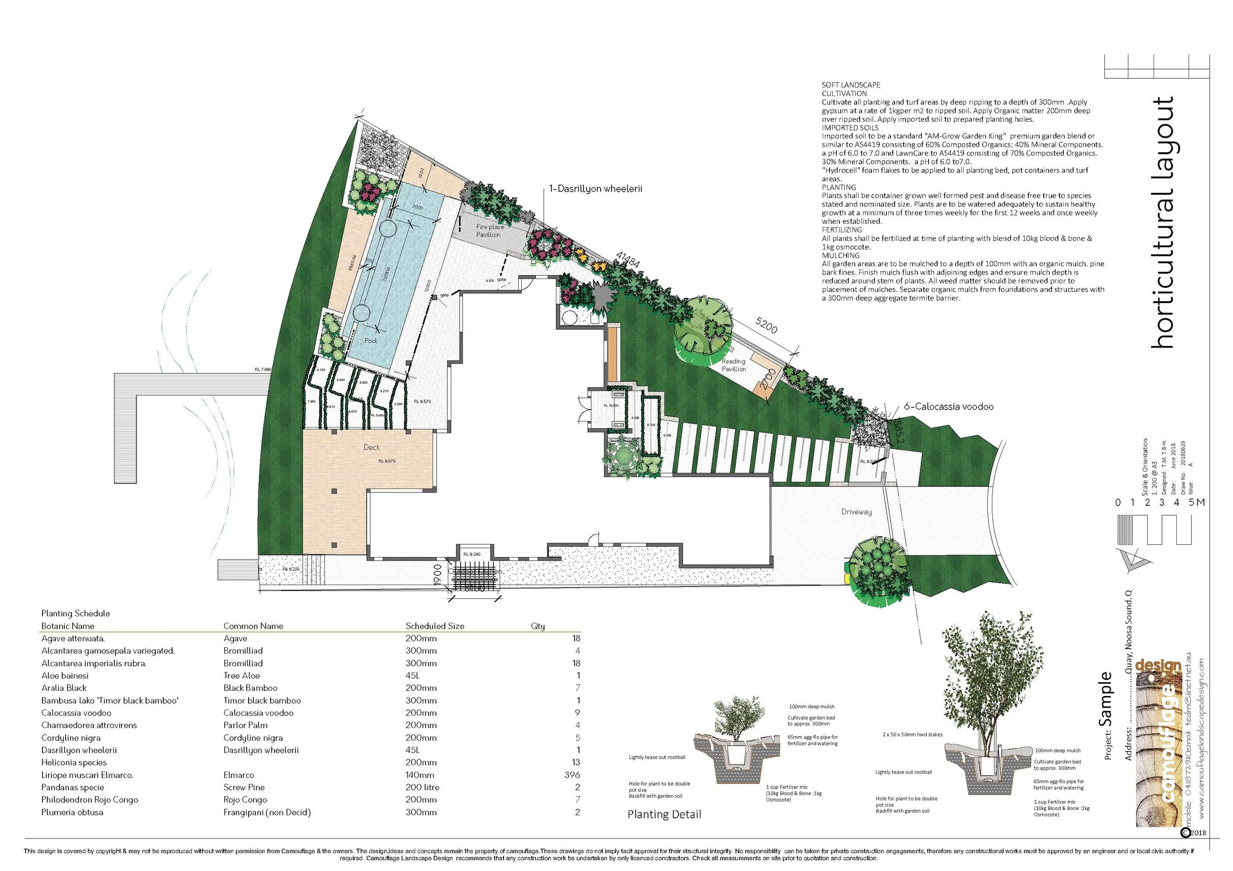 Sample Horticultural Design