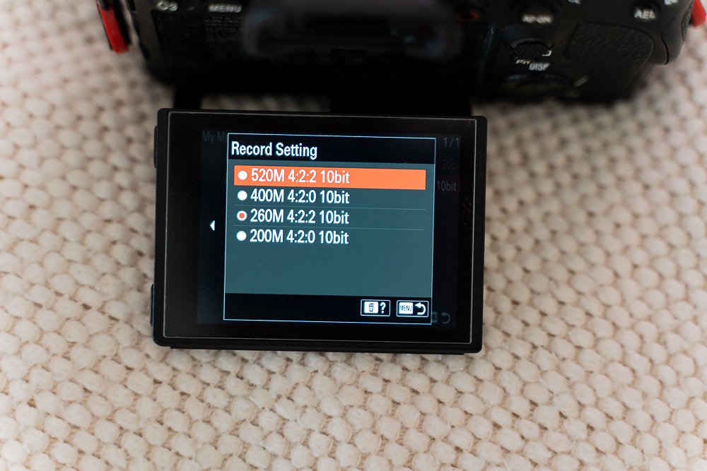 camera settings sony a1 8K 422 10bit camera settings sony a1 8K 422 10bit