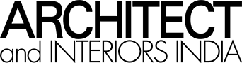Logo with the words 'ARCHITECT and INTERIORS INDIA' in stylized black text.