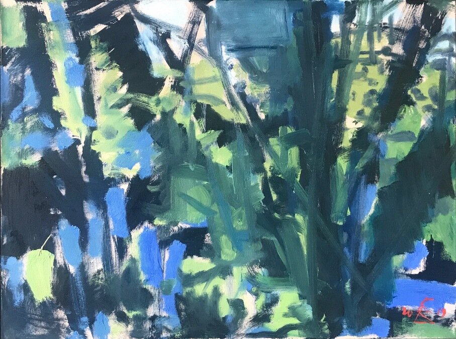 005 006 Pans Mittagsstunde heiter 2019 60x80