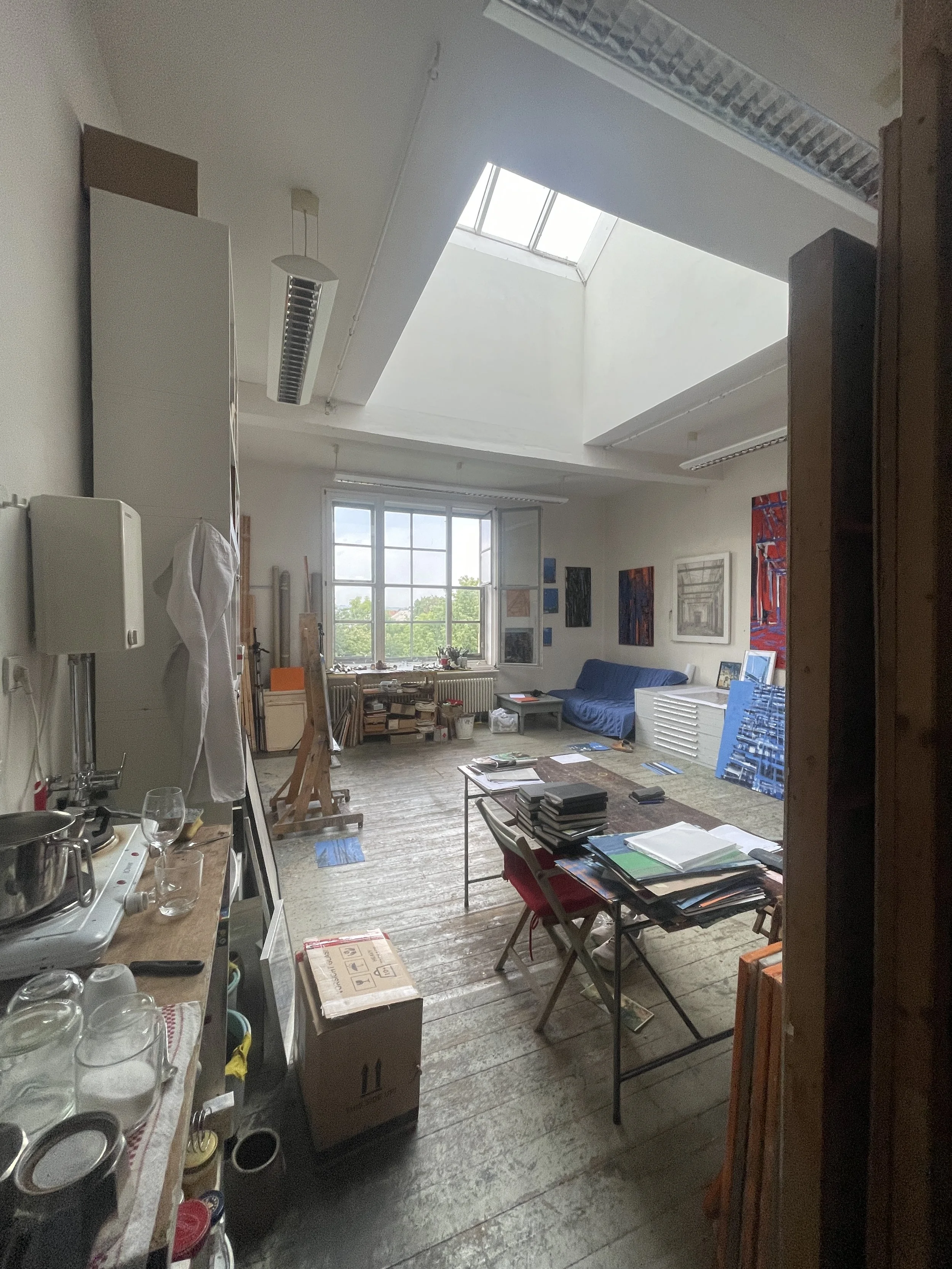OFFENES ATELIER - OPEN STUDIO - AM 6. AUGUST, DONNERSTAG