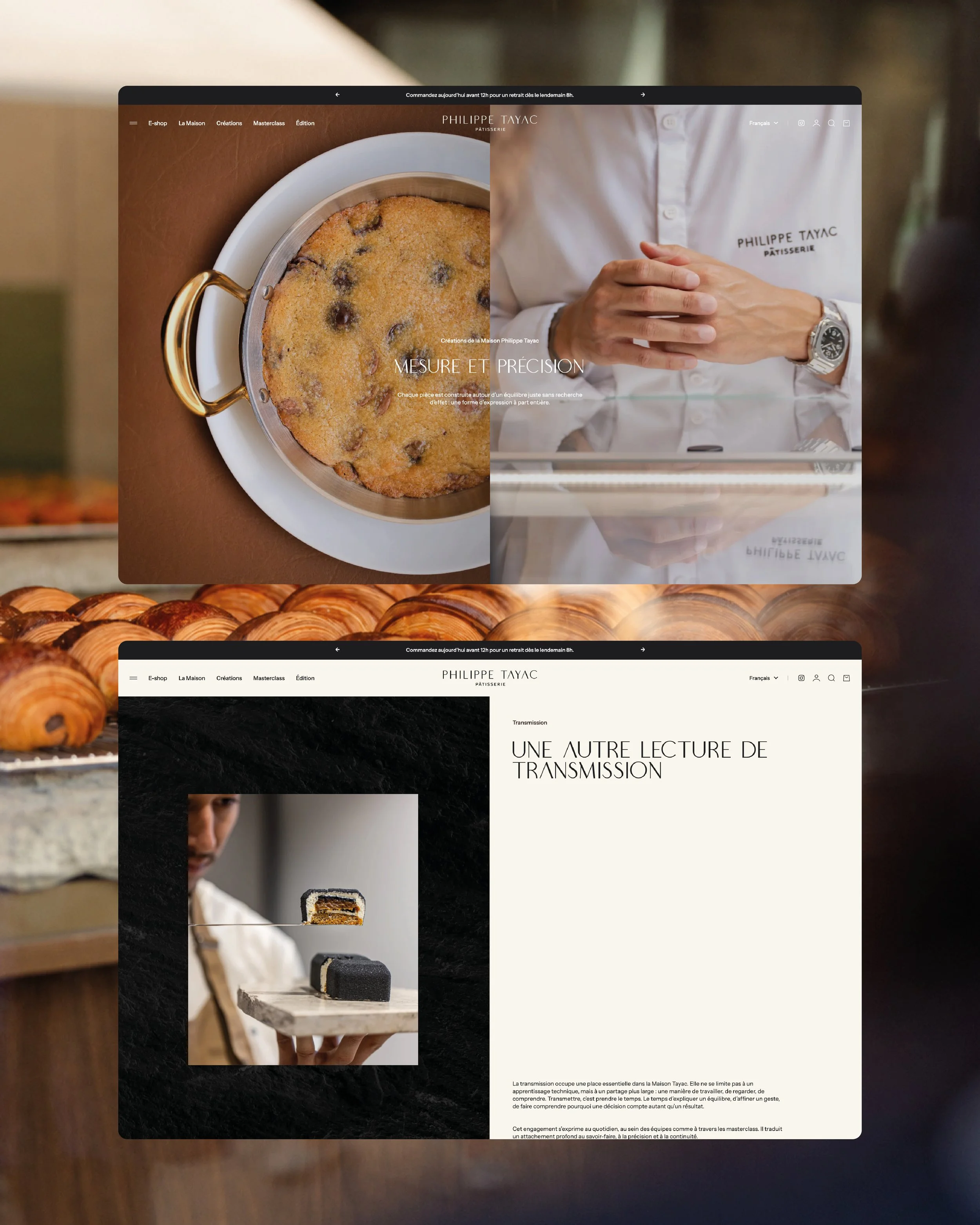 Site Philippe Tayac by CAL graphic design 