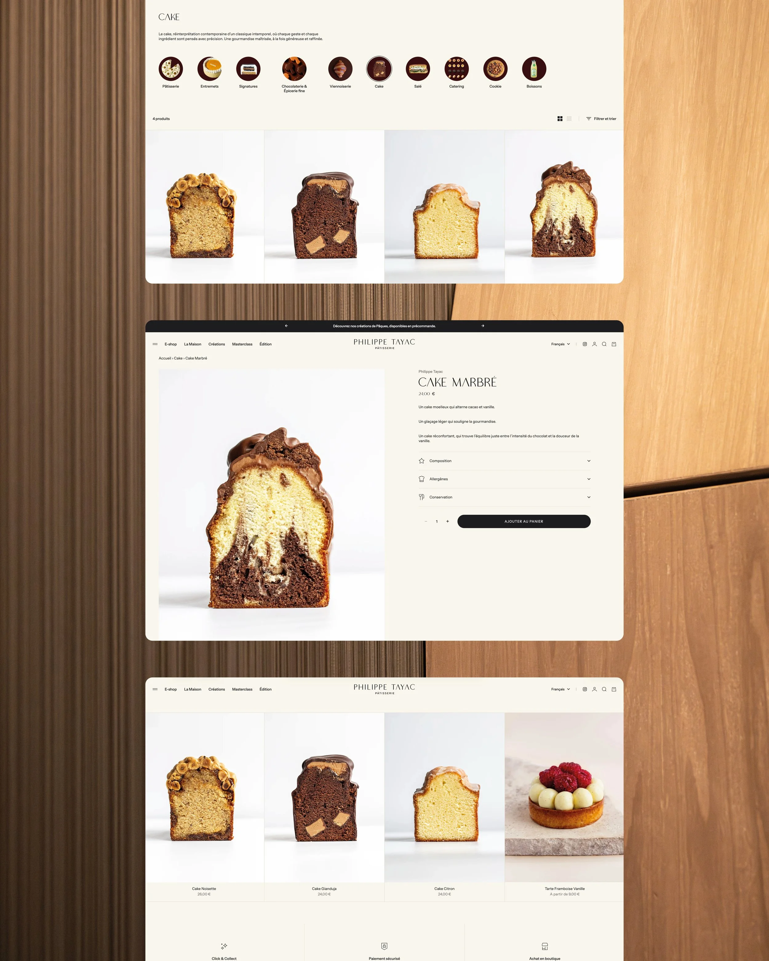 Site Philippe Tayac by CAL graphic design 