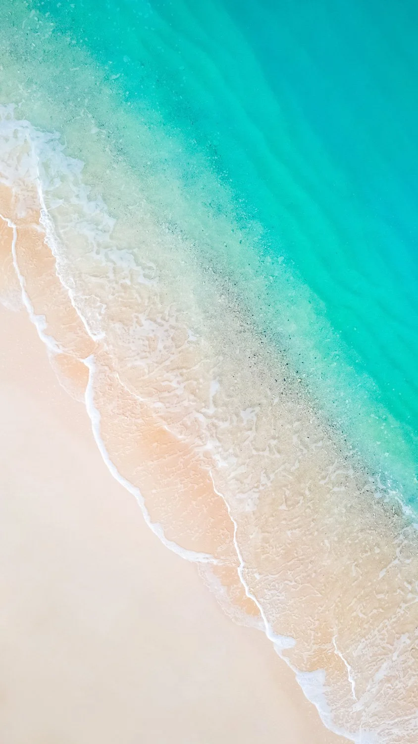 waves on the beach - drone photography how to