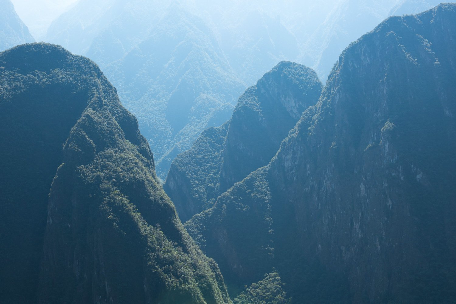 Beautiful mountains near Machu Picchu