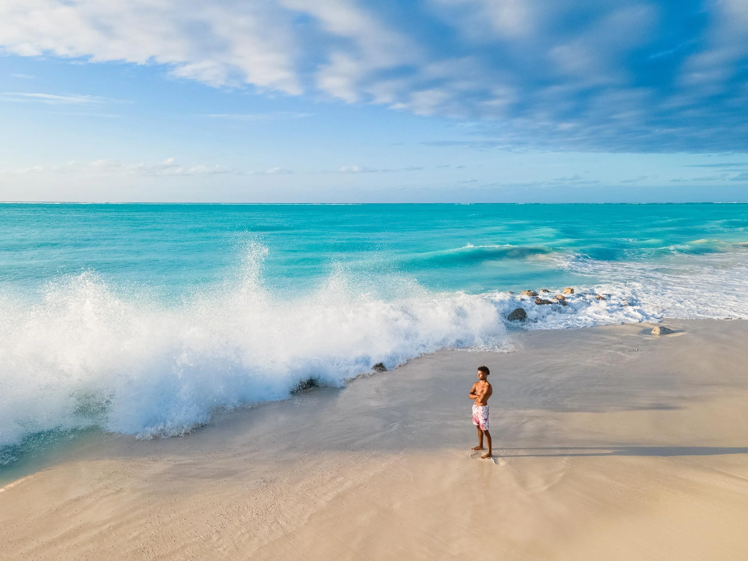 Drone Portrait - Grace Bay Beach Activities