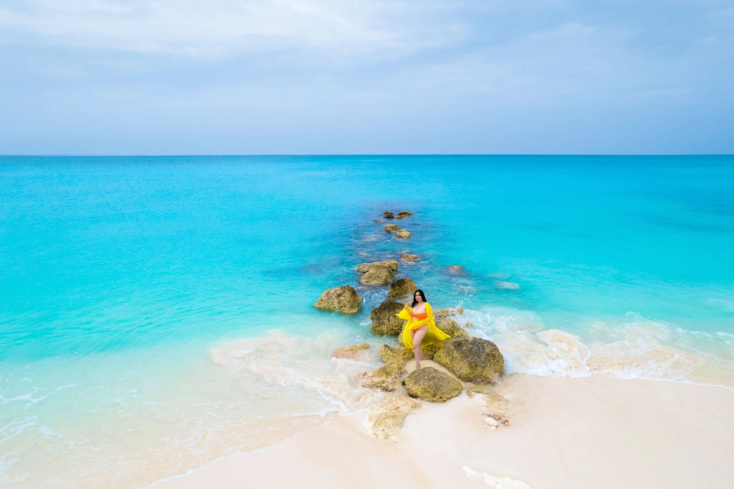 Drone Photoshoot - Grace Bay Beach Activities