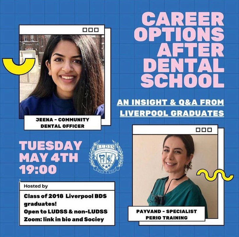 Looking forward to sharing my experience of dentistry post qualification with @ludss1 along with fellow Liverpool Graduates from the Class of 2018. The link is open to everyone and can be found via the @ludds page. There&rsquo;s a whole host of diffe