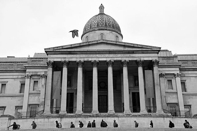 The homeless are seen queuing for support in relation to the current covid pandemic. Food and medical supplies are being provided by @greenlightmedic in Trafalgar Square in London during the Corona virus pandemic. #bekind #feature #blackandwhite #cor