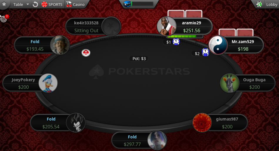 Casino poker rake