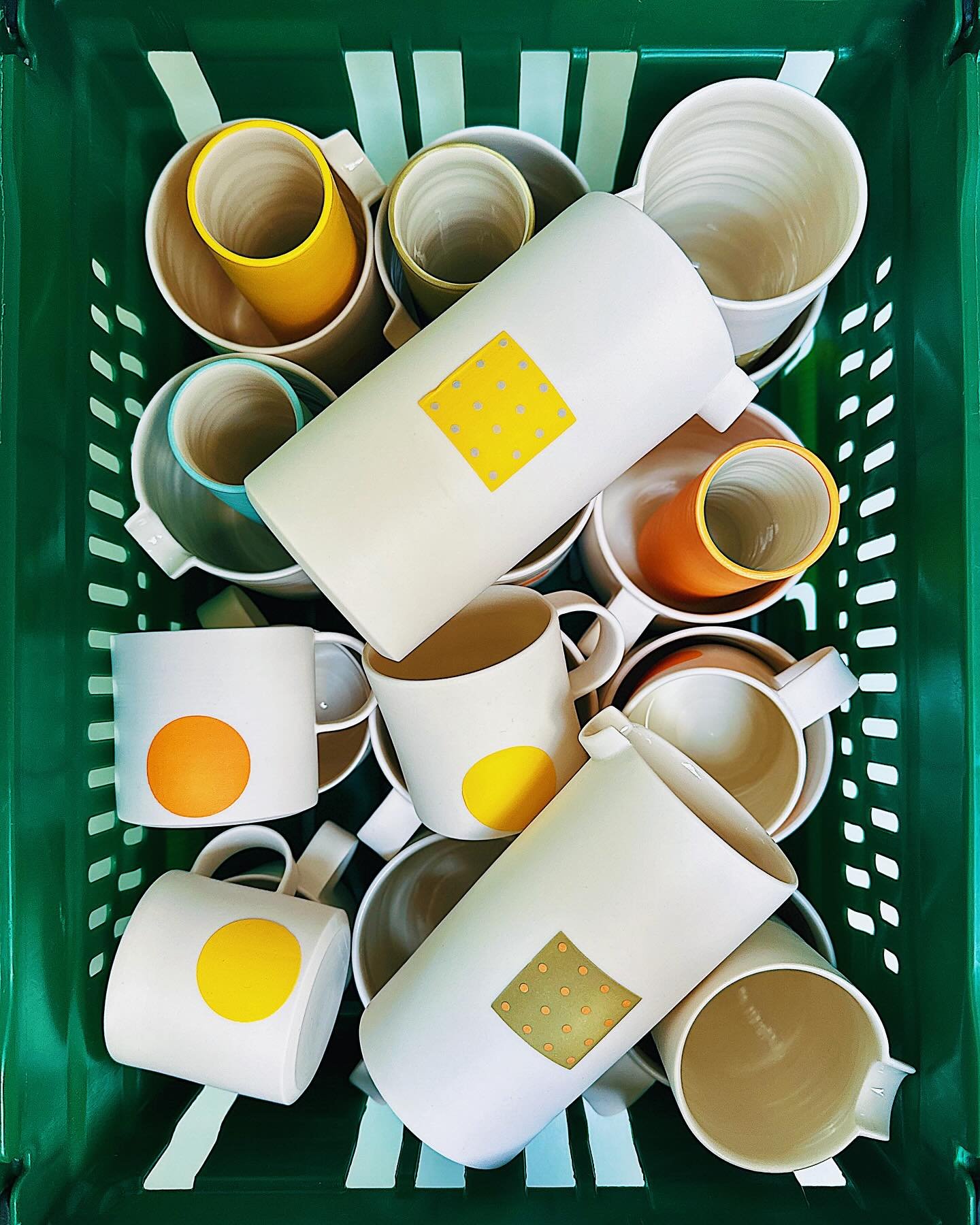Two days to go!&hellip; I&rsquo;m sorting out and packing up my pots in to crates ready to take to @carriethepotter &rsquo;s for @carshalton_artists Open Studios. We&rsquo;re looking forward to showing what we&rsquo;ve been making and doing some thro