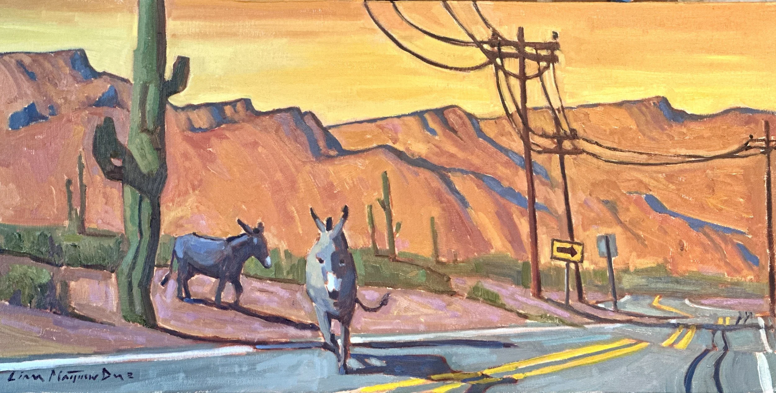"Crossing lines"